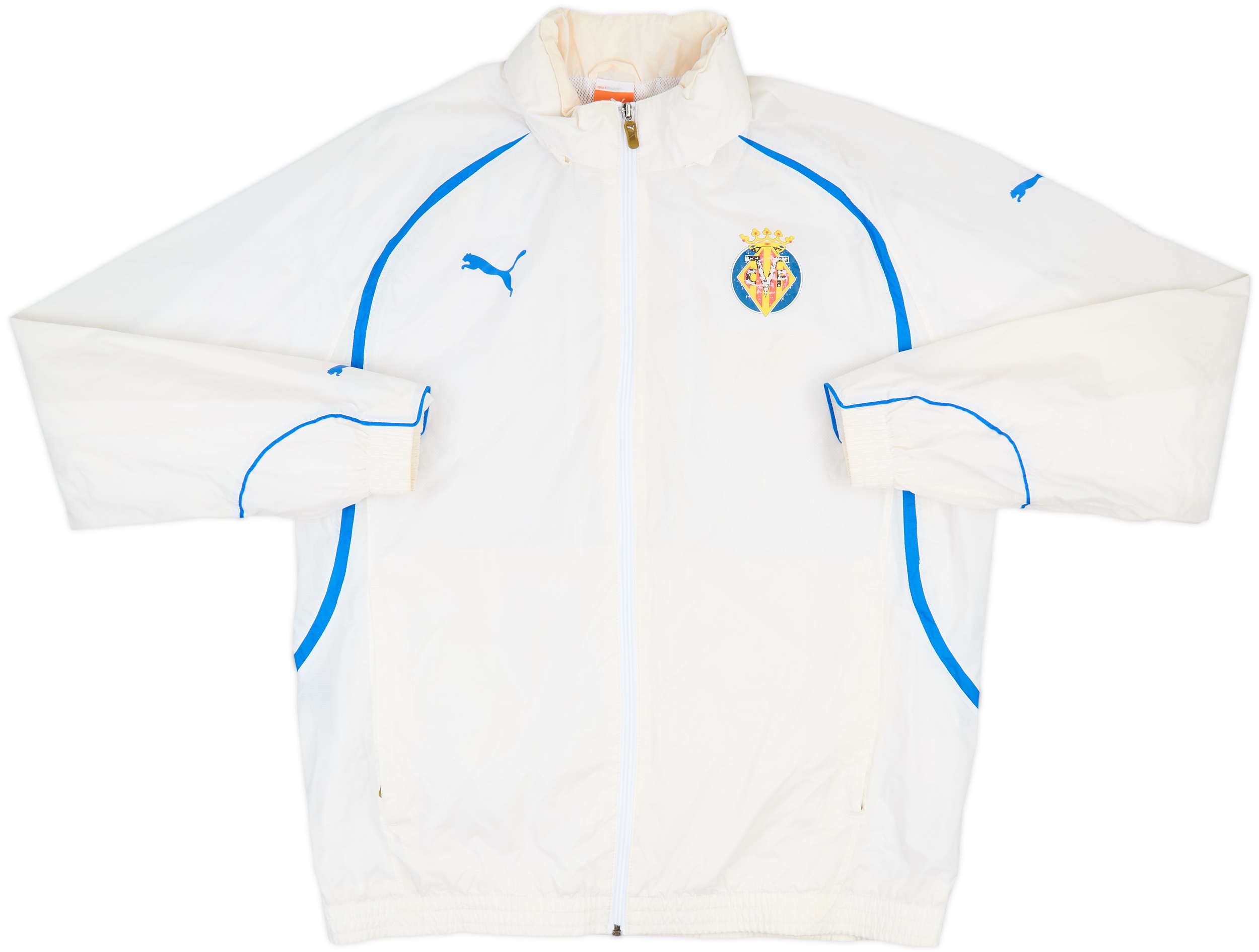 2011-12 Villarreal Puma Hooded Rain Jacket - 5/10 - (L)