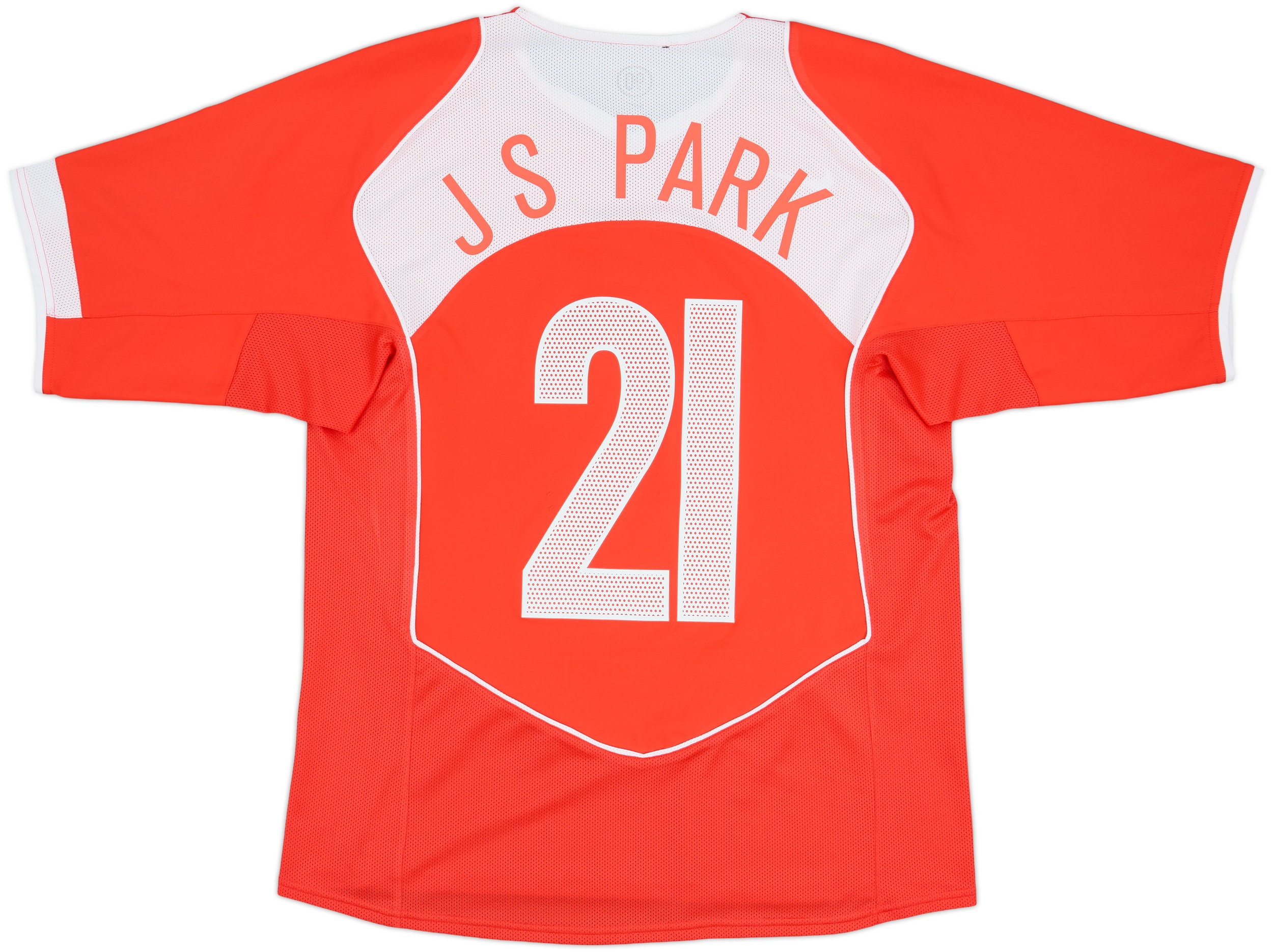 2004-06 South Korea Home Shirt J.S.Park #21 - 7/10 - (M)