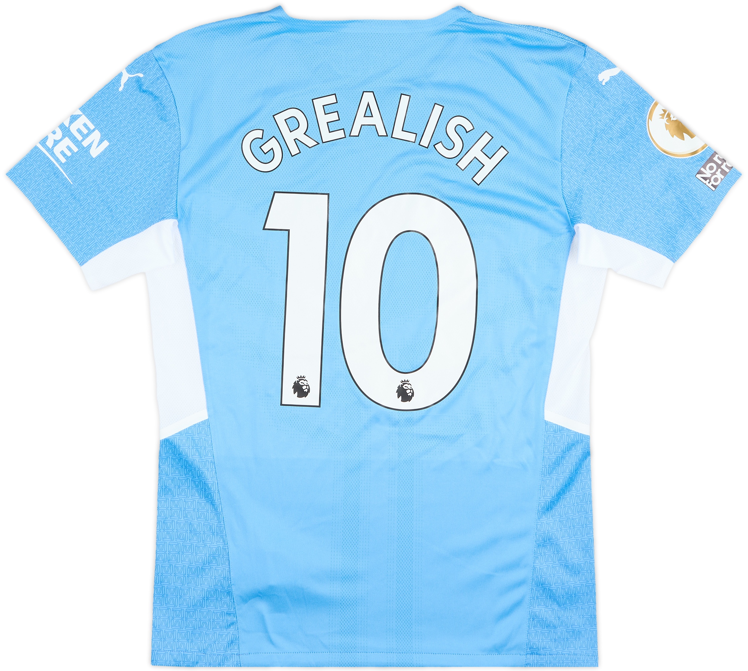 2021-22 Manchester City Match Issue Home Shirt Grealish #10
