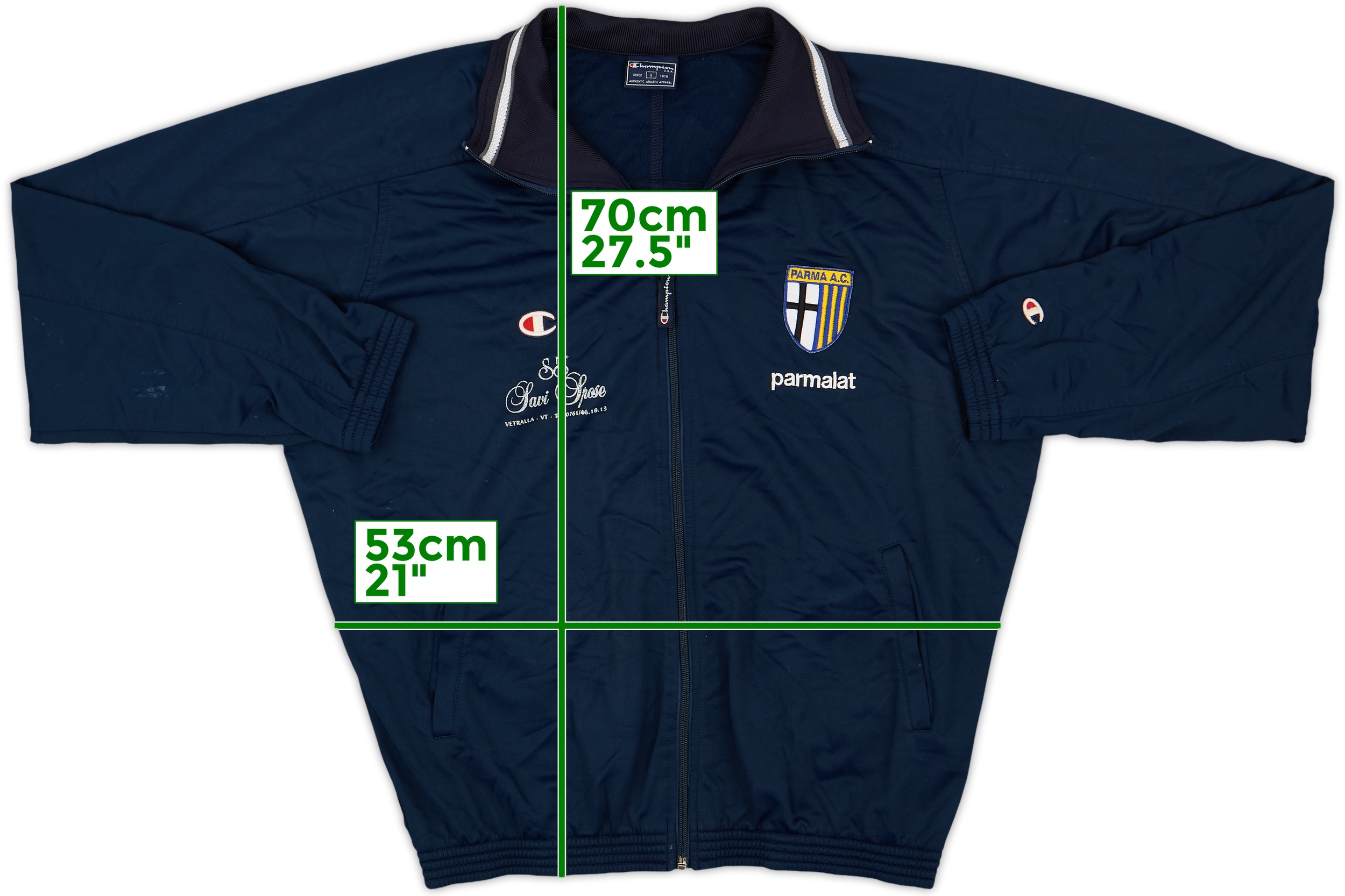 1999-00 Parma Champion Track Jacket - 8/10 - (L)