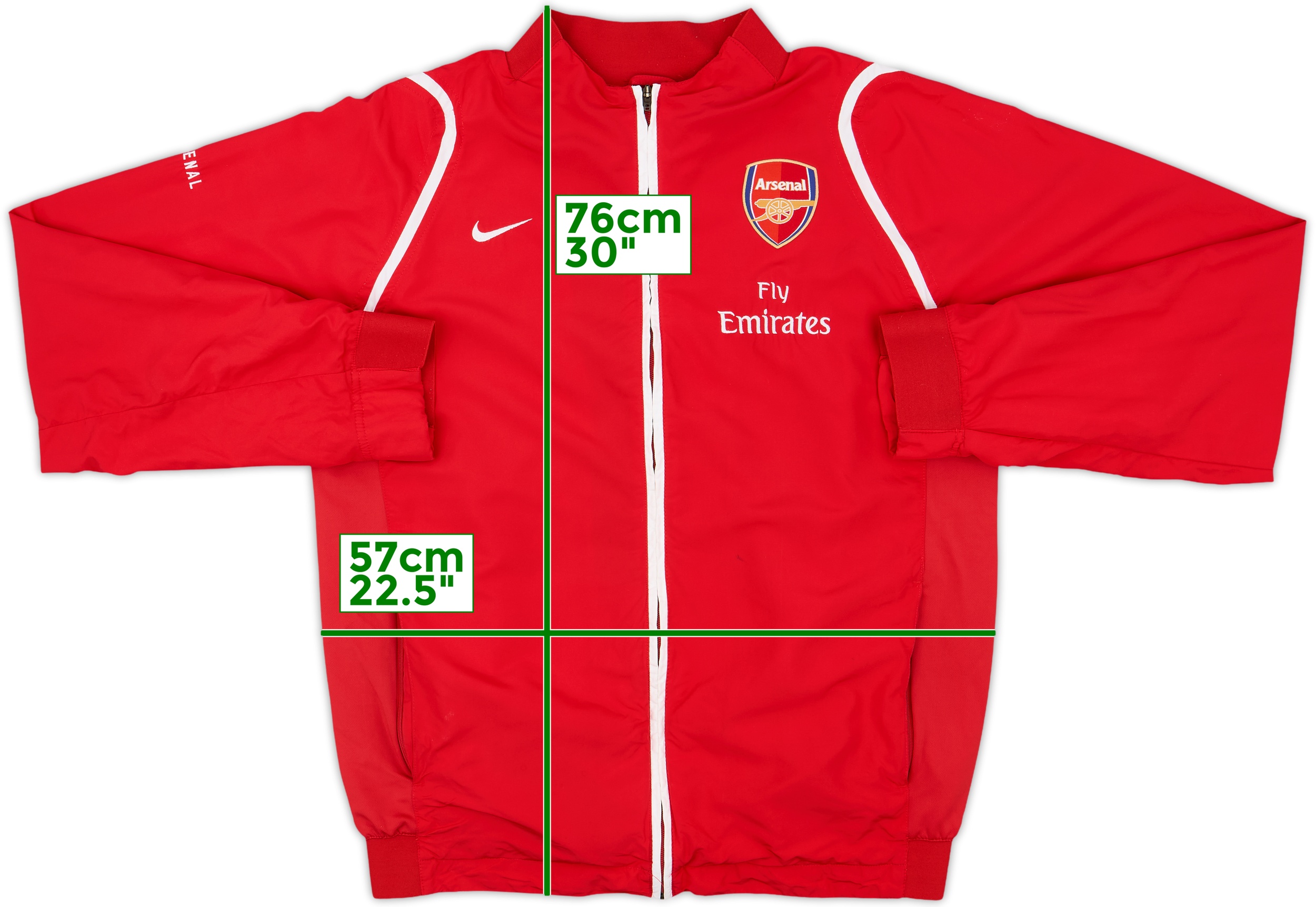 Nike Arsenal トラックジャケット Sサイズ Vintage Nike Arsenal Football Jacket Soccer Track Top