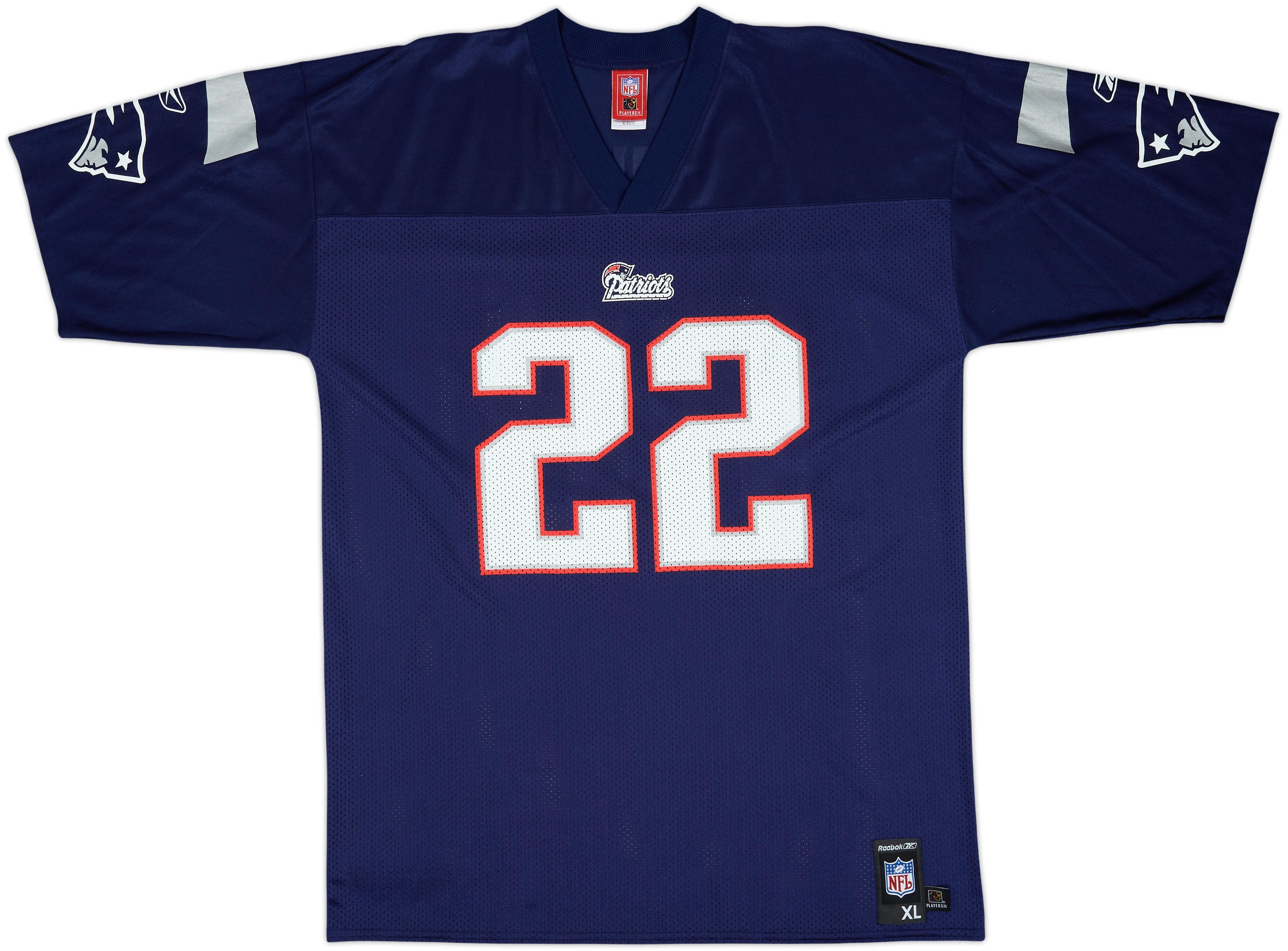 NEW ENGLAND (パトロト) replica フットボールシャツ 2005-06 New England Patriots Samuel #22 Reebok Replica Home Jersey