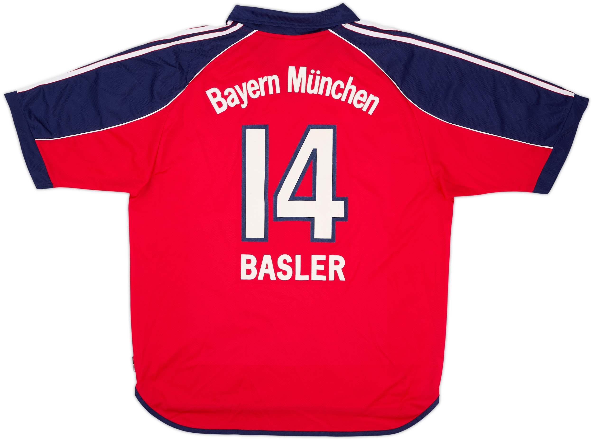 1999-01 Bayern Munich Home Shirt Basler #14 - 8/10 - (XL)