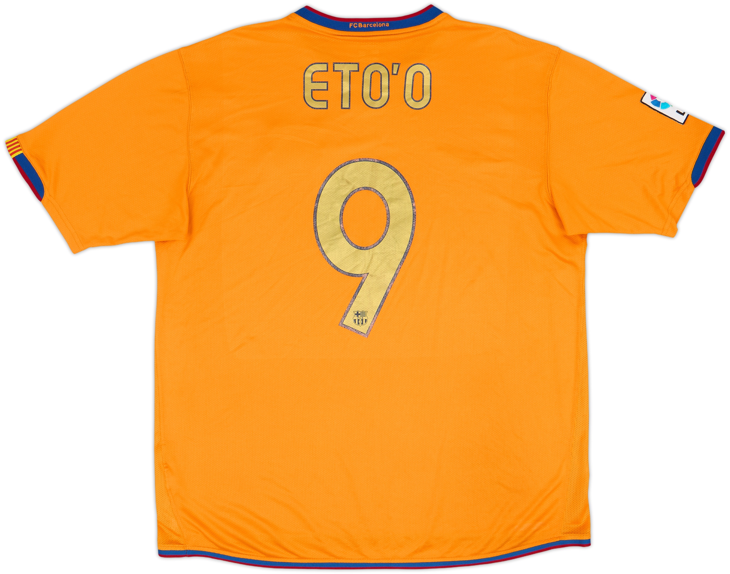 2006-08 Barcelona Away Shirt Eto'o #9 - 6/10 - (XL)