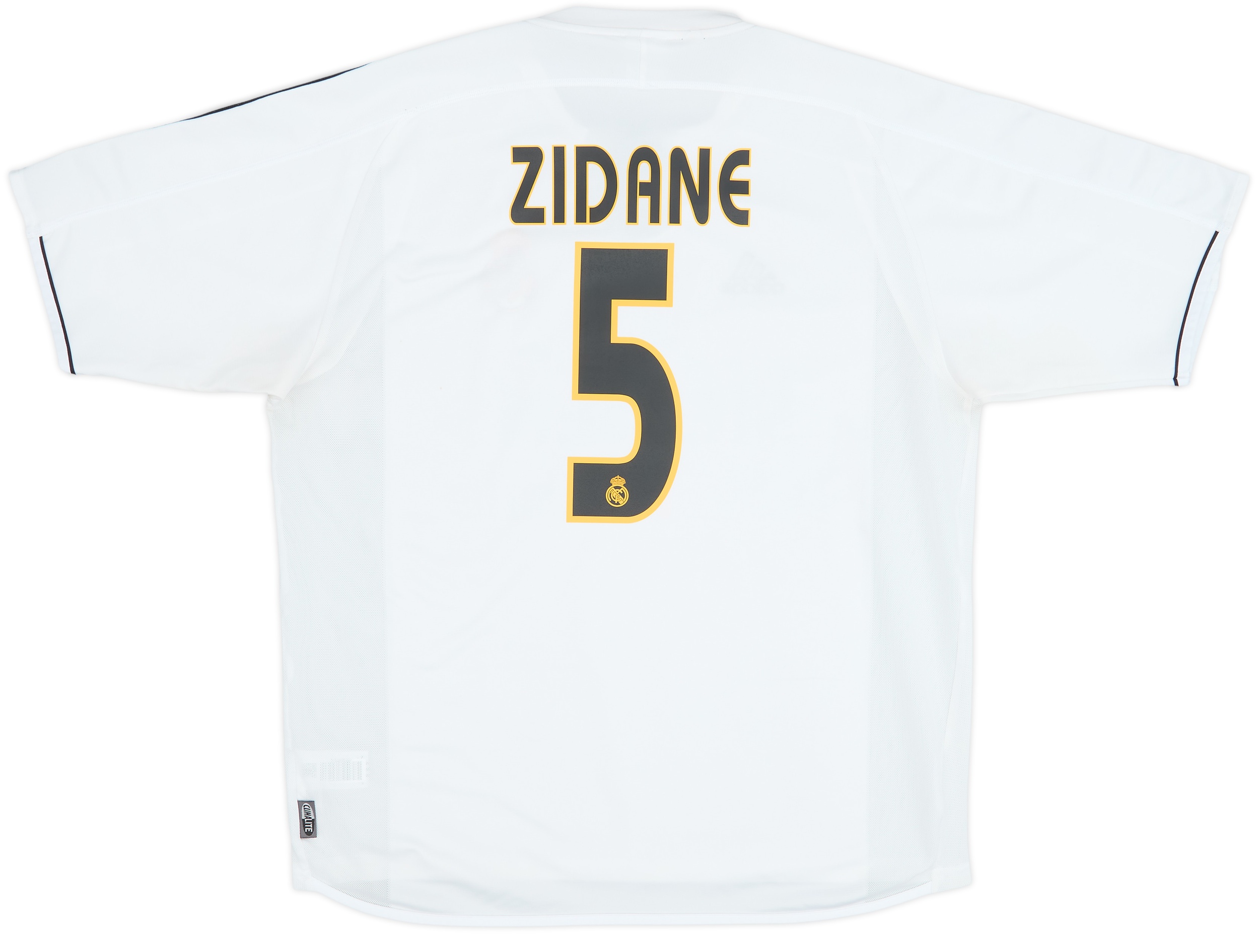 【激レア】Real Madrid 2003/2004 Varsace 2003-04 Real Madrid Home Shirt Zidane #5 - 7/10 - (L)