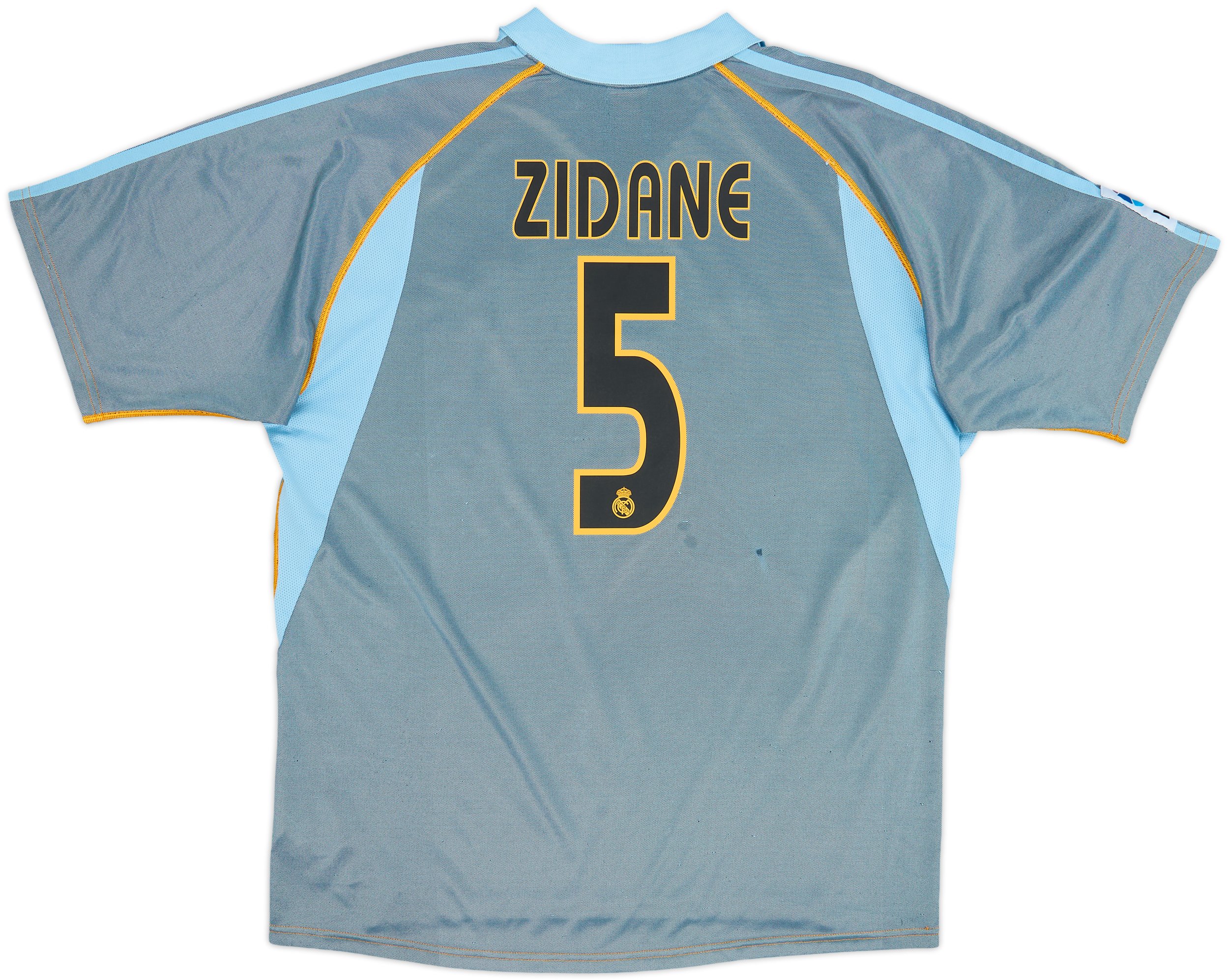【激レア】Real Madrid 2003/2004 Varsace 2003-04 Real Madrid Third Shirt Zidane #5 - 8/10 - (L)