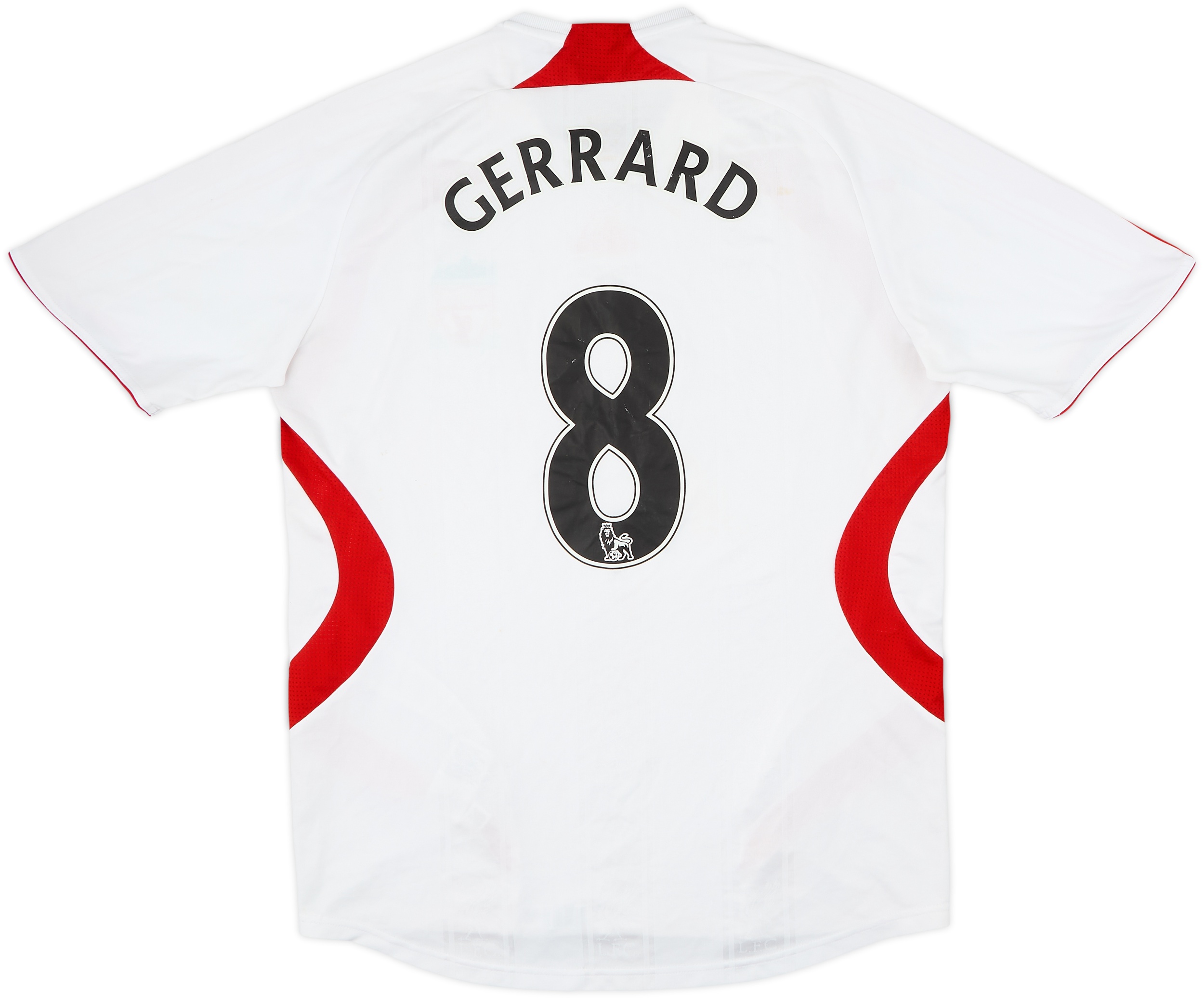 2007-08 Liverpool Away Shirt Gerrard #8 - 6/10 - (M)