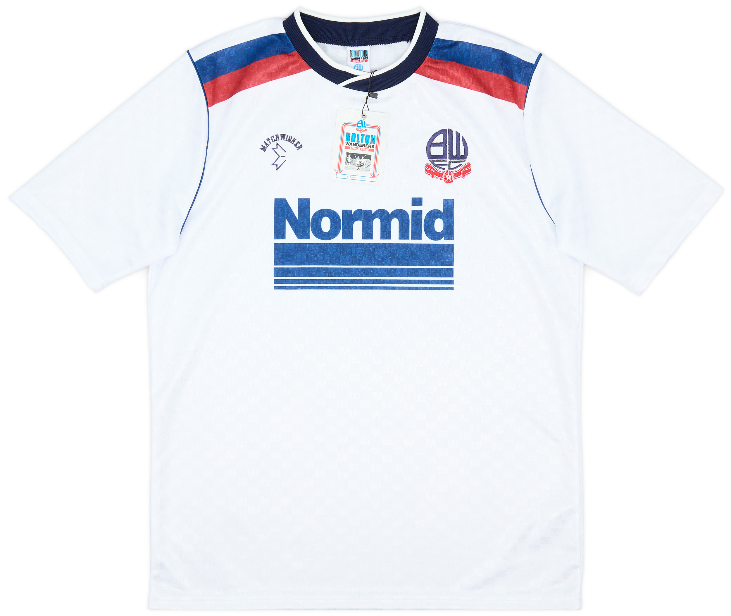 1988-90 Bolton Matchwinner Reissue Home Shirt