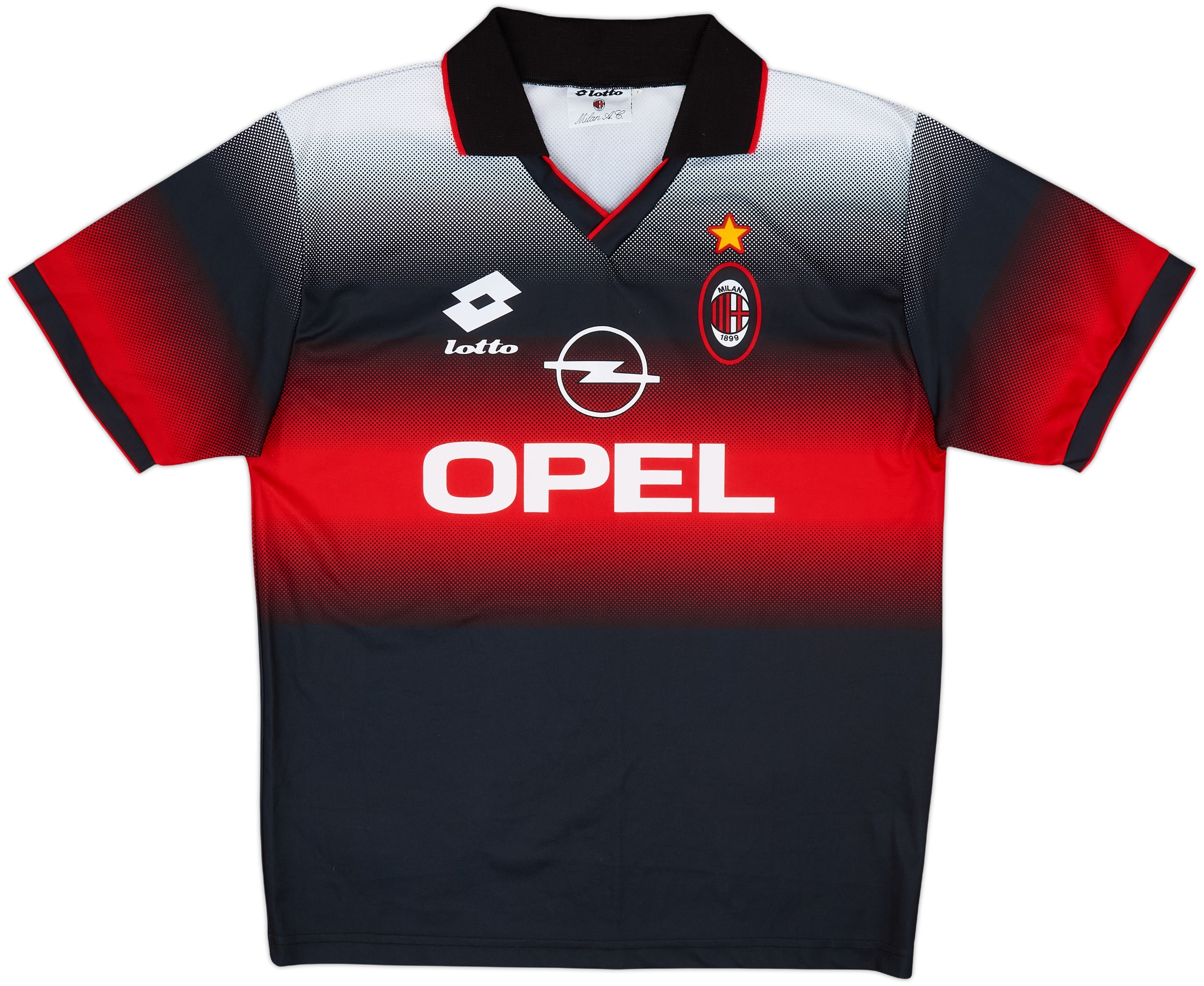 1996-97 AC Milan Lotto Training Shirt - 10/10 - (L)