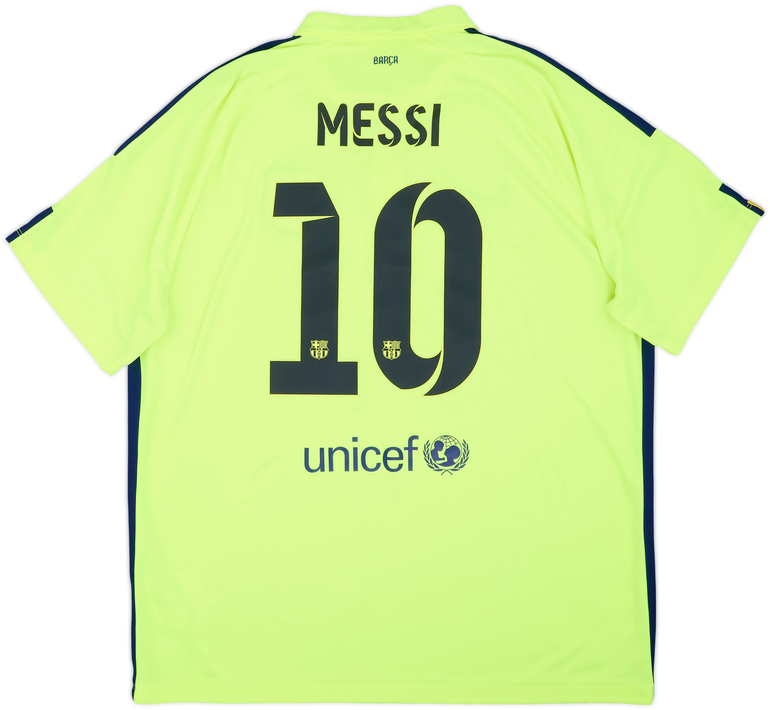 2014-15 Barcelona Third Shirt Messi #10 - 7/10 - (XXL)