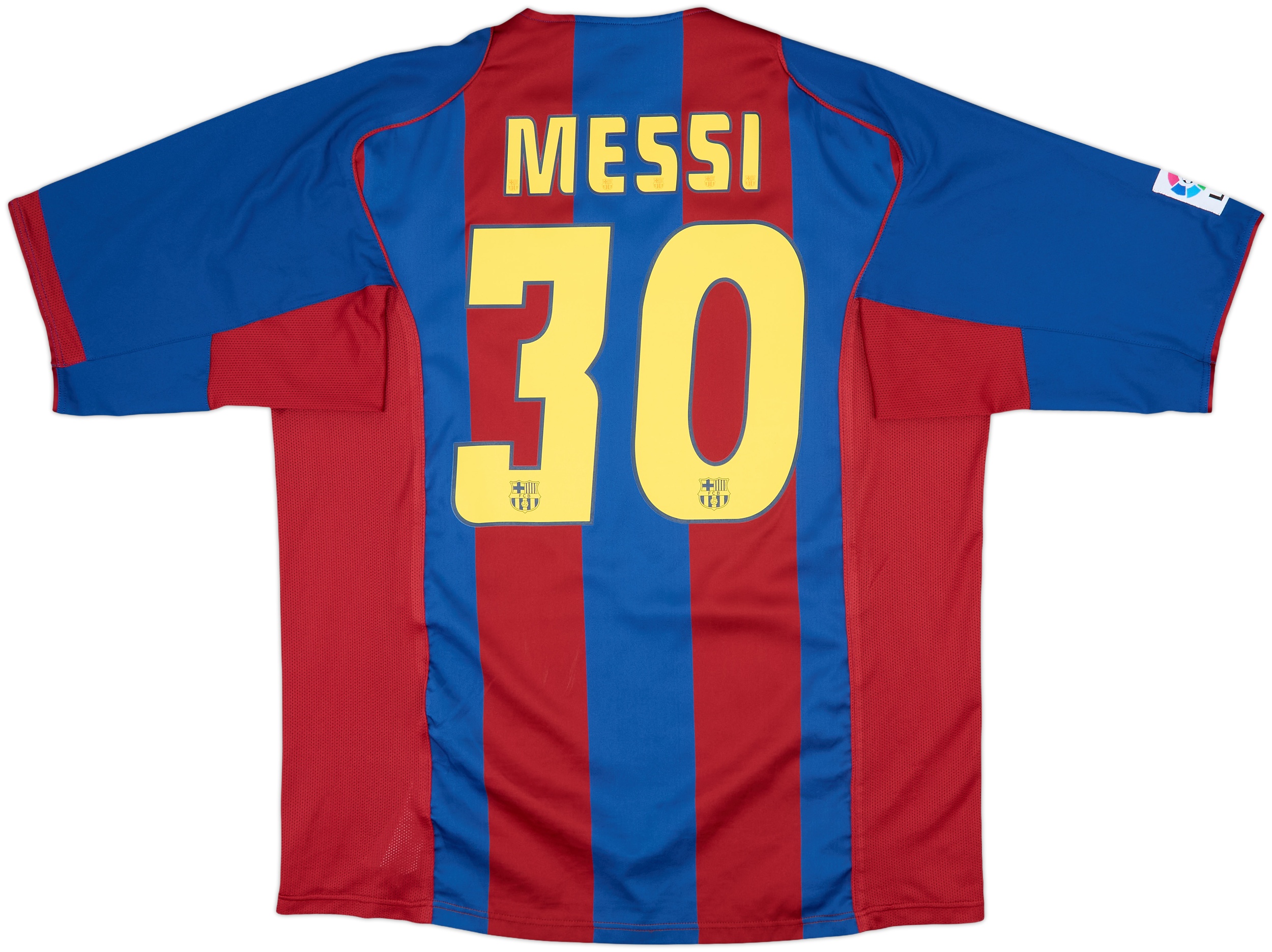 2004-05 Barcelona Home Shirt Messi #30 - 10/10 - (XL)