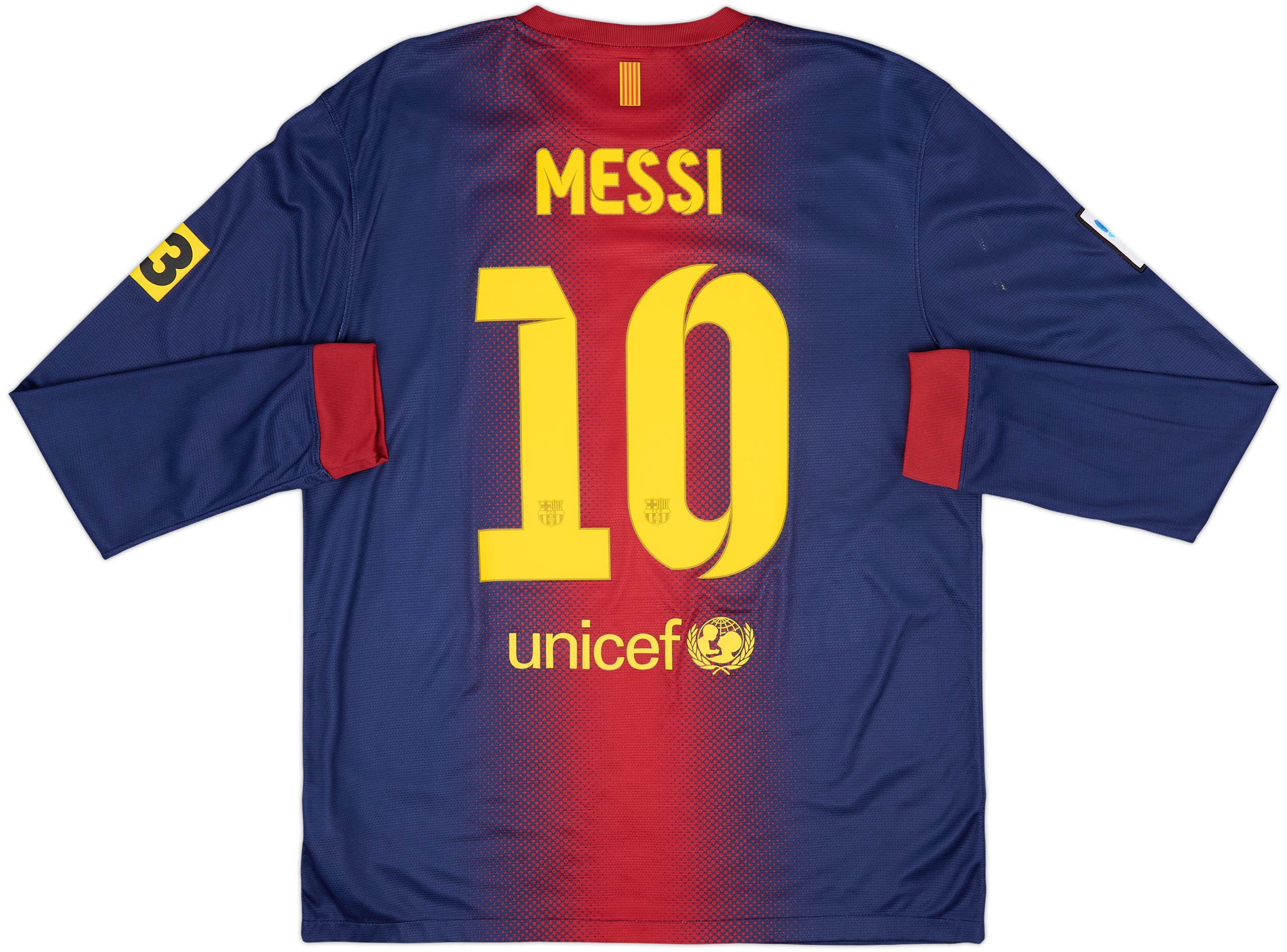ウェア 2012/13season FC Barcelona NO.10 Messi 2012-13 Barcelona Home L/S Shirt Messi #10 - 7/10 - (L)