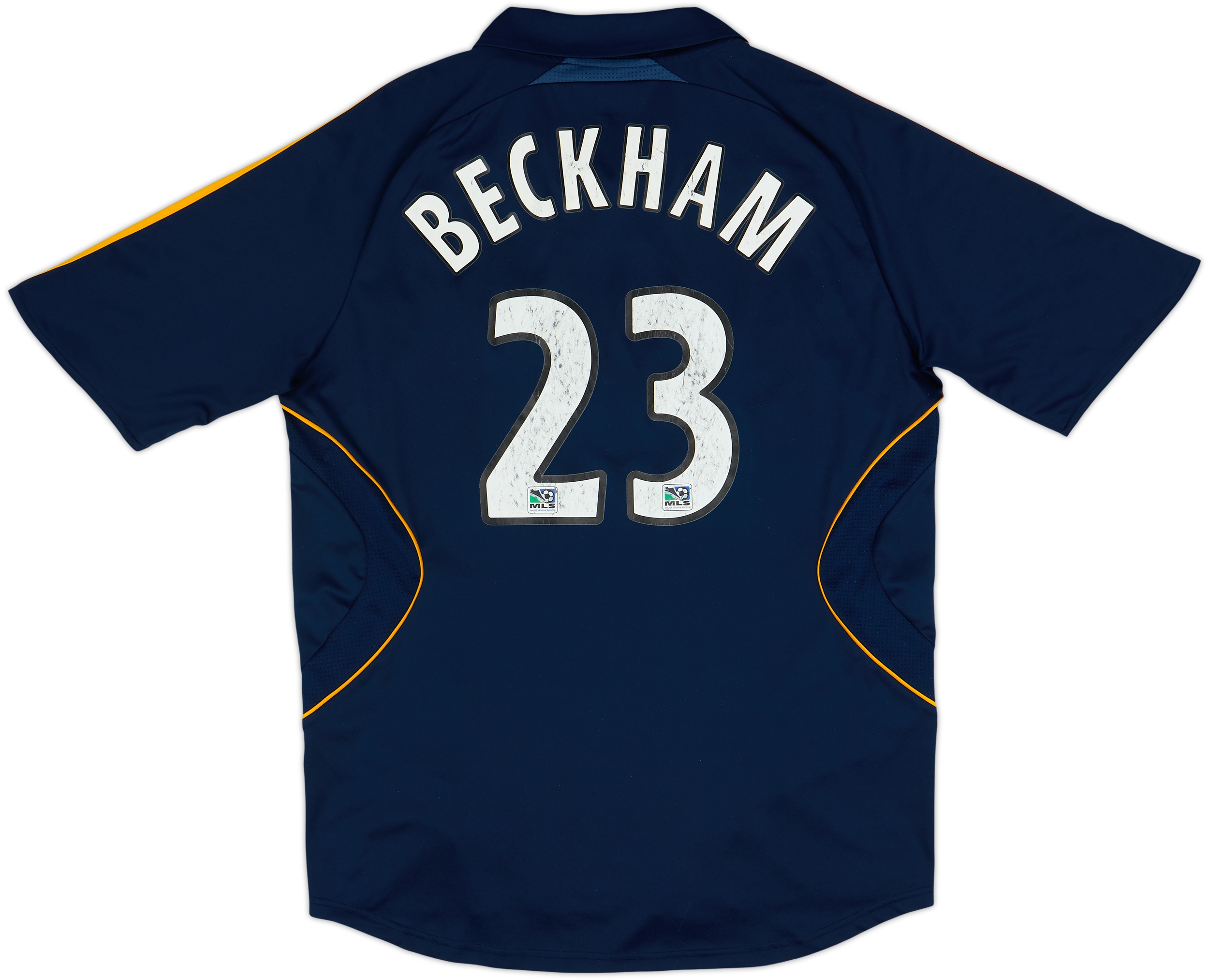 2007-08 LA Galaxy Away Shirt Beckham #23 - 6/10 - (L)
