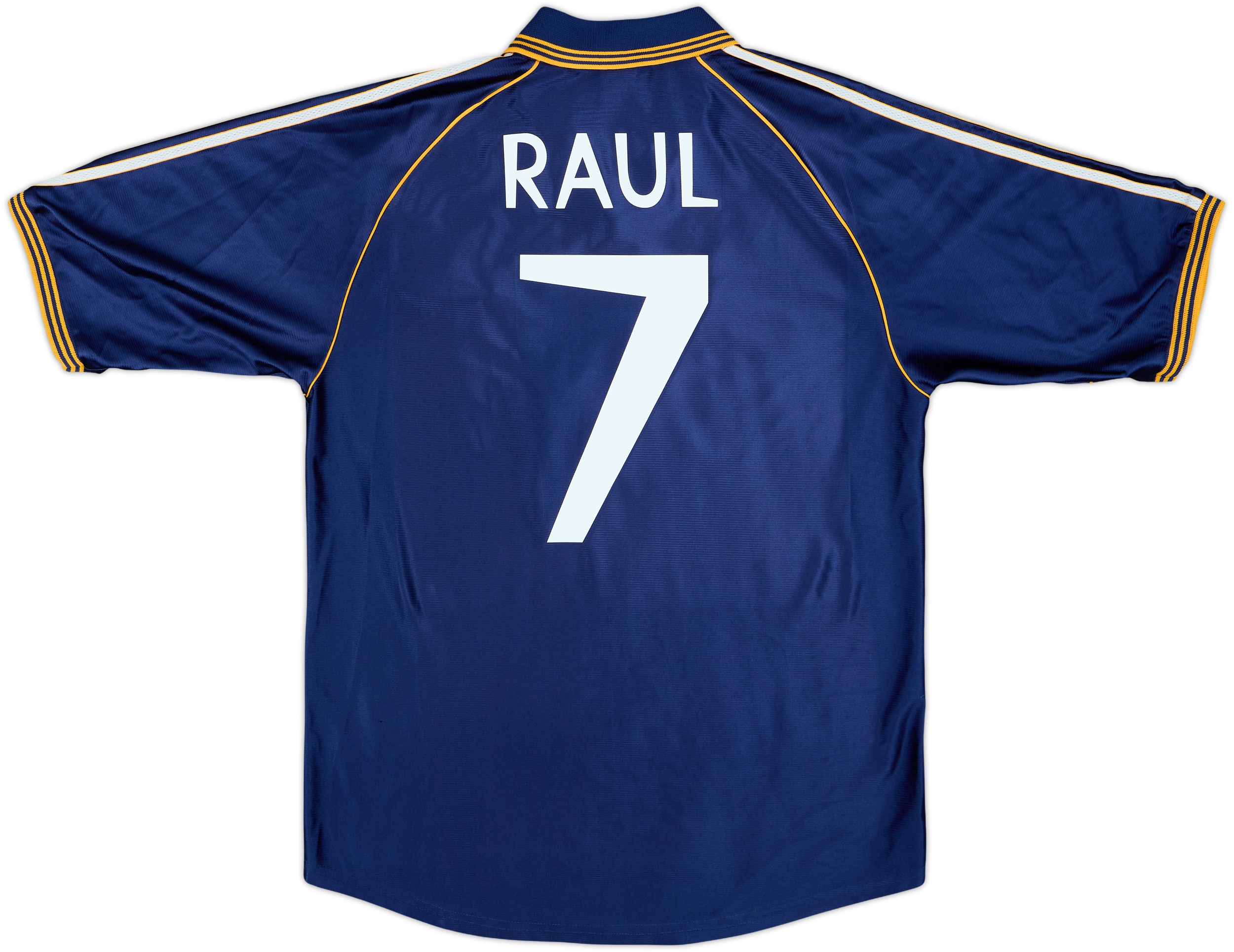 1998-99 Real Madrid Third Shirt Raul #7 - 7/10 - (L)