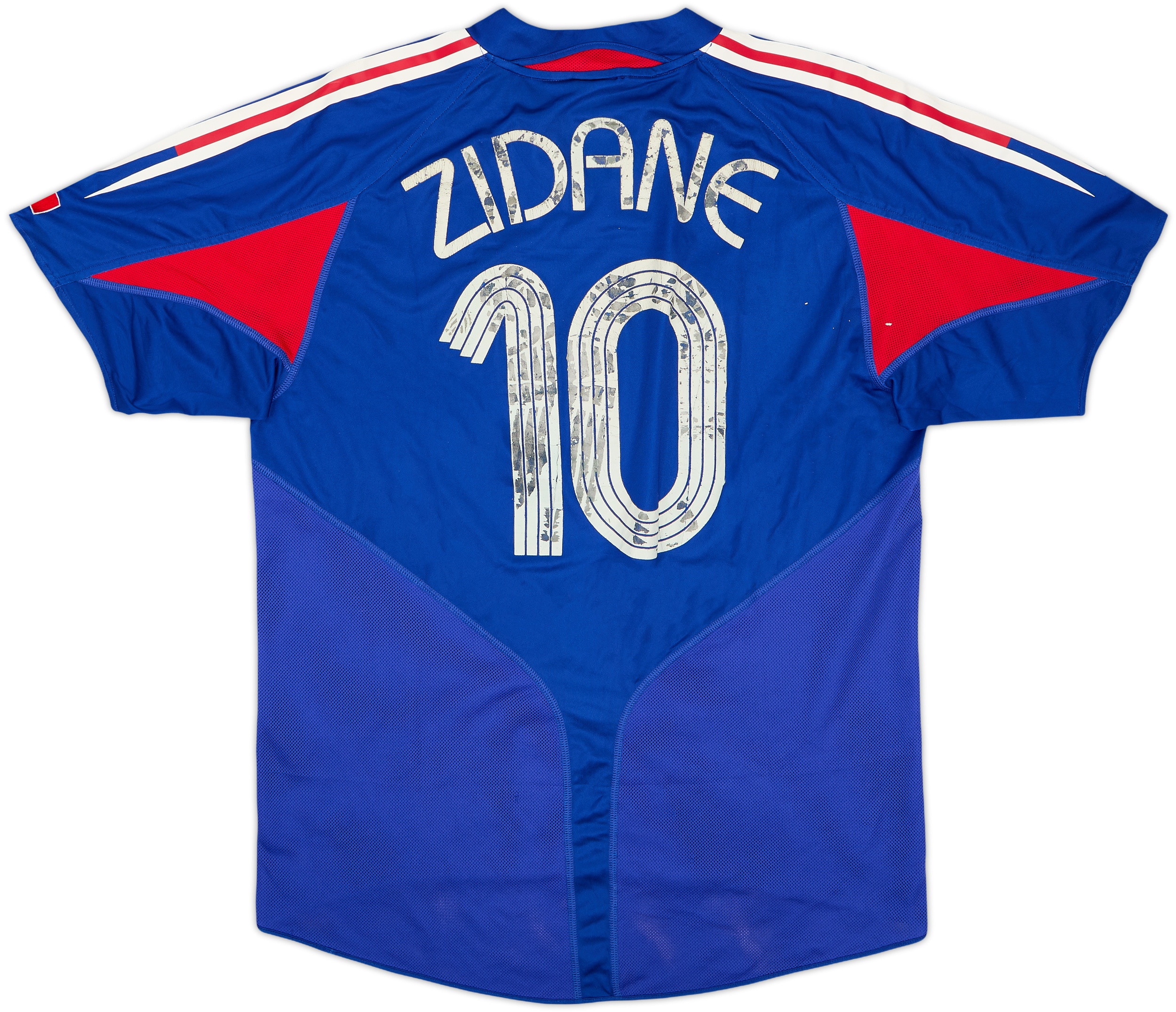 2004-06 France Home Shirt Zidane #10 - 5/10 - (L)