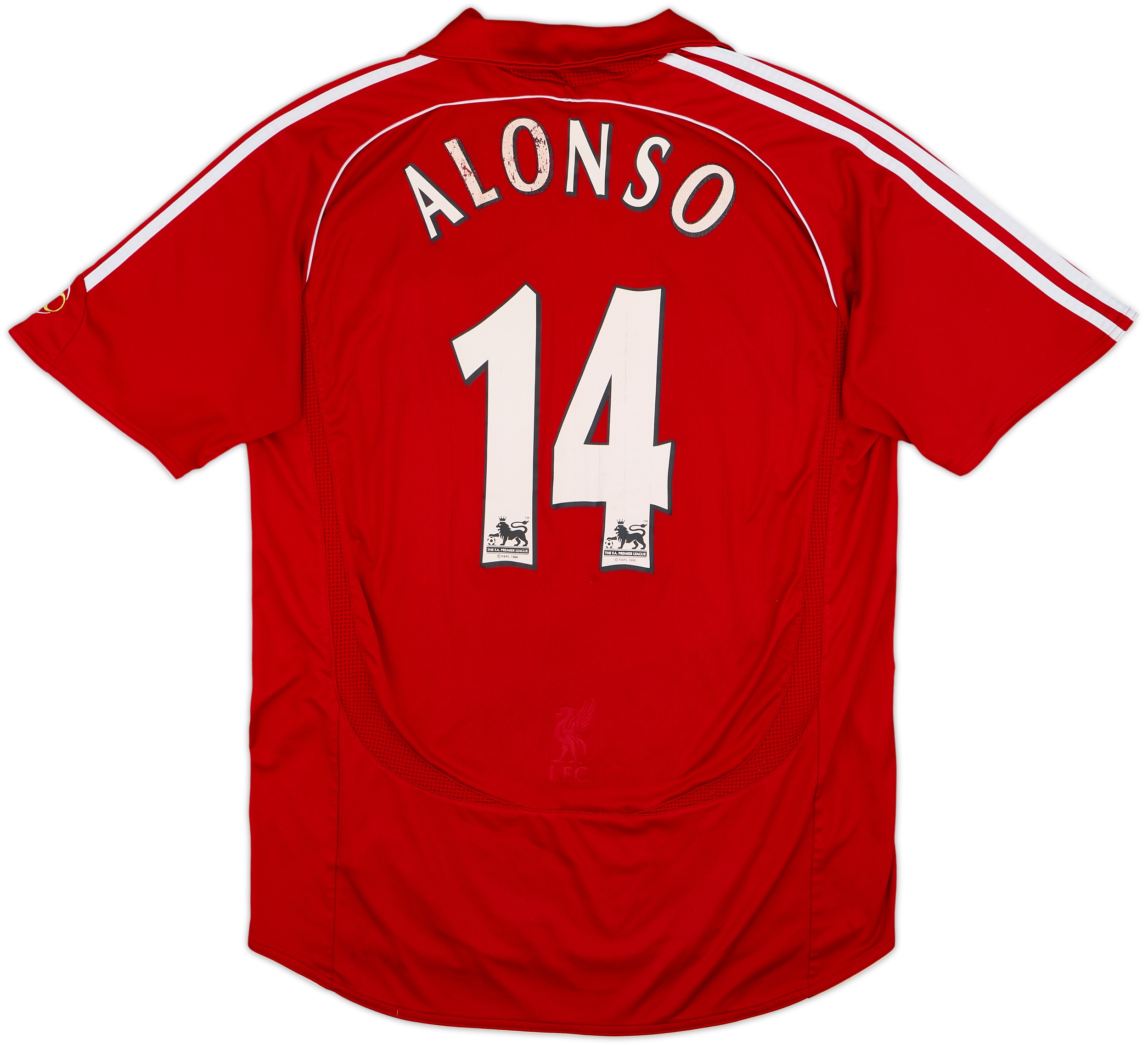 2006-08 Liverpool Home Shirt Alonso #14 - 6/10 - (L)