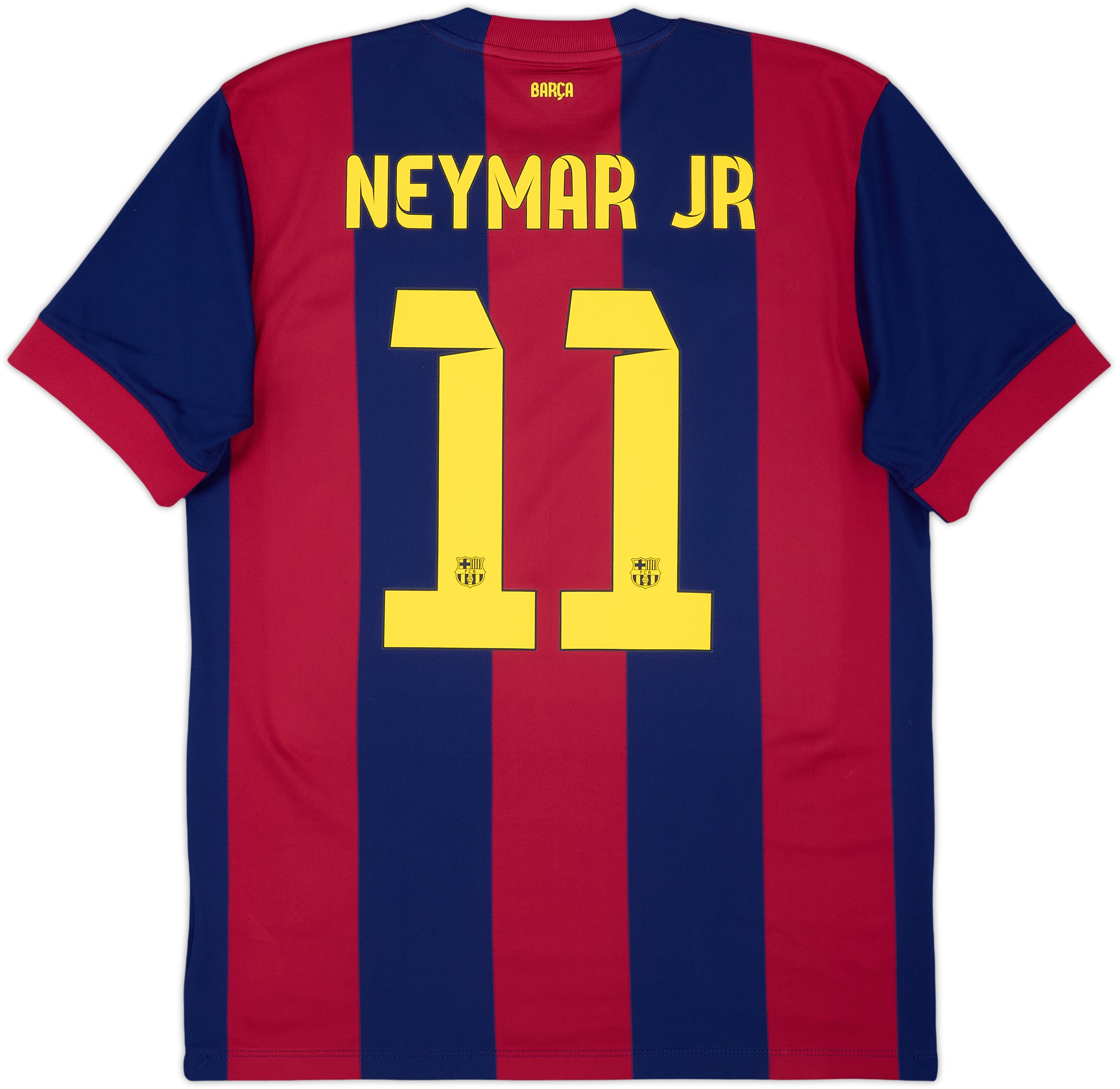 キッズ用　FC Barcelona Neymar Jr. 11番シャツ Mサイズ 2014-15 Barcelona Home Shirt Neymar Jr #11 - 8/10 - (M)