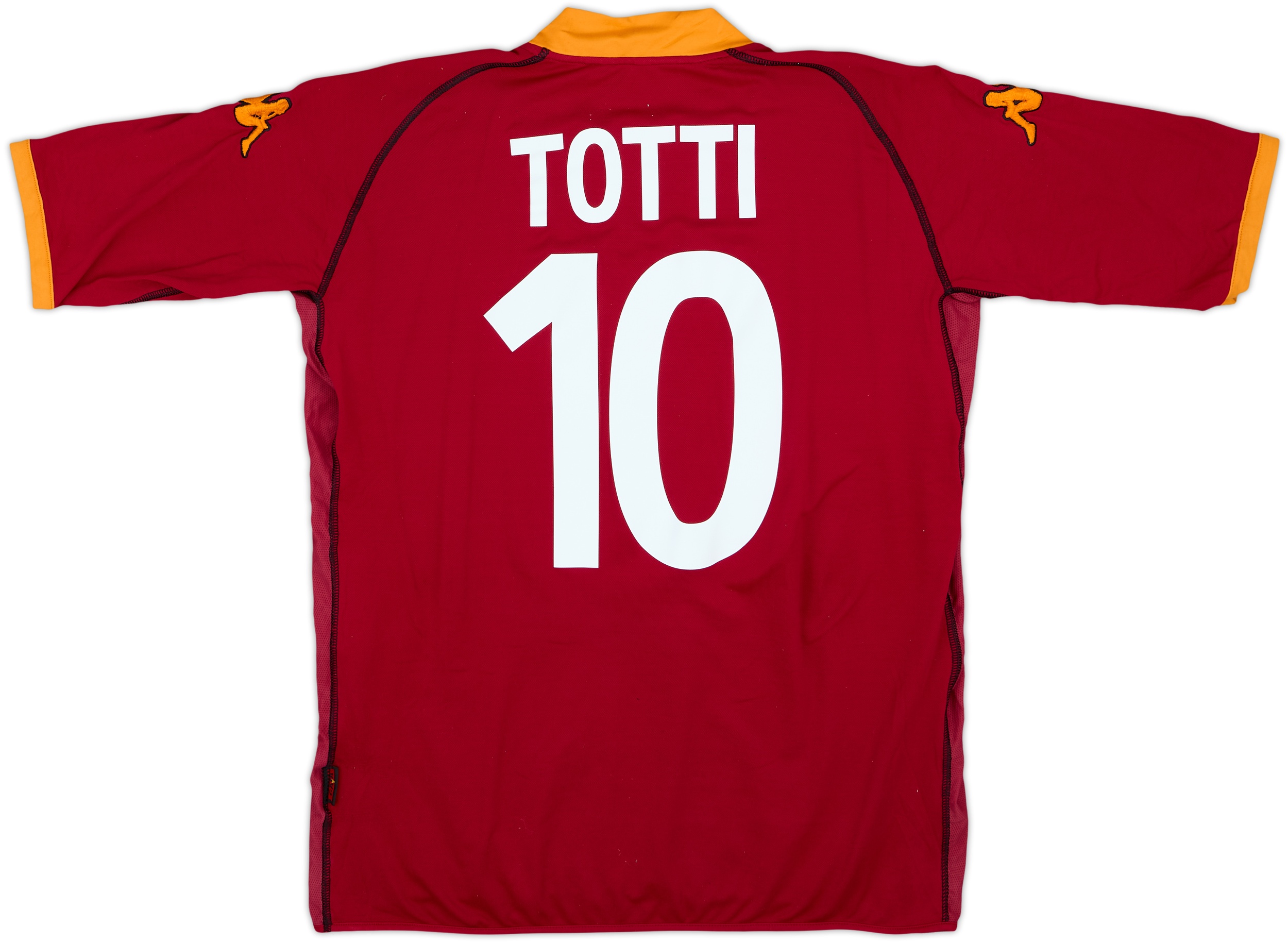 2002-03 Roma Home Shirt Totti #10 - 6/10 - (XXL)