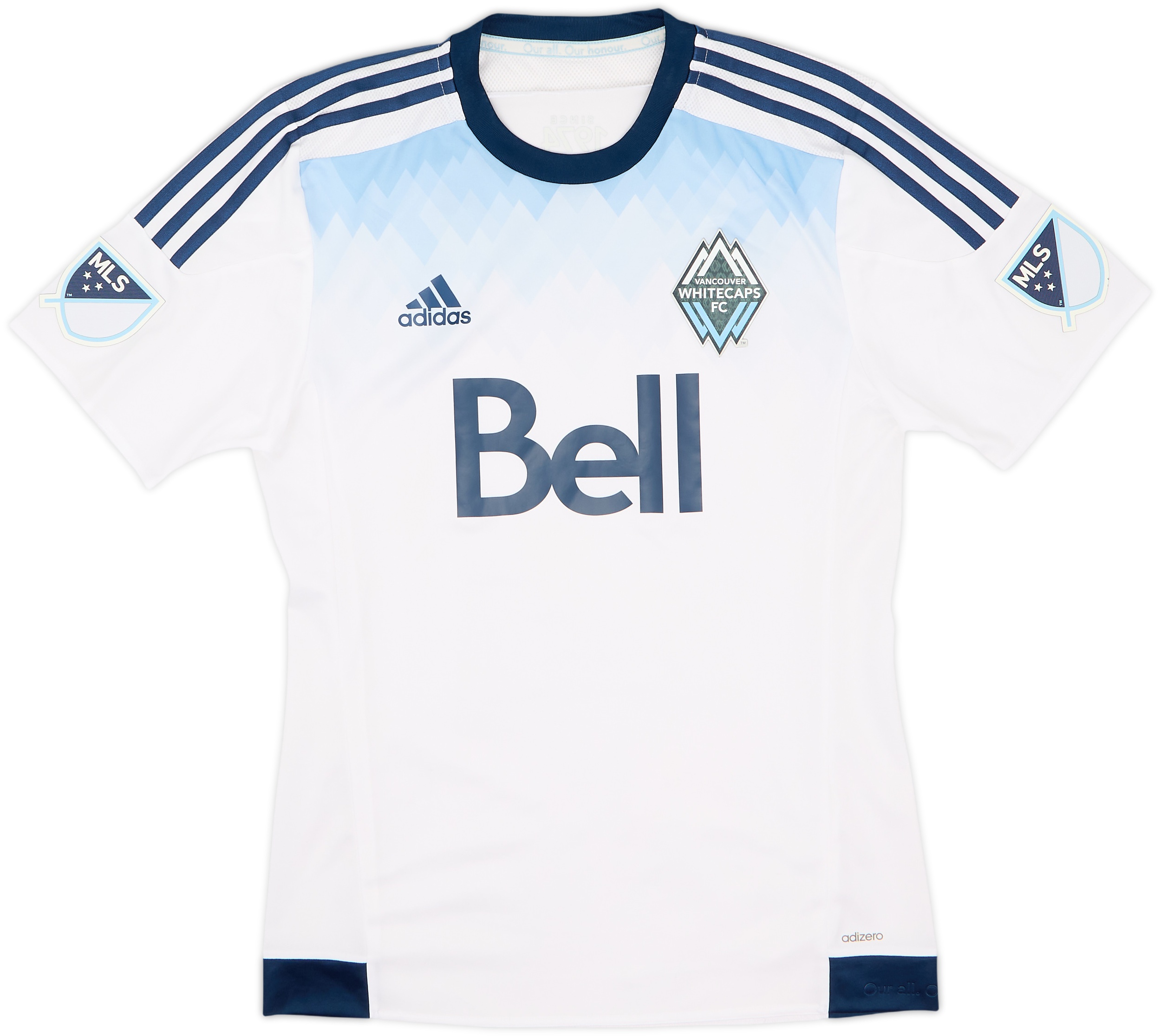 2015 Vancouver Whitecaps Authentic Home Shirt - 10/10 - (M)
