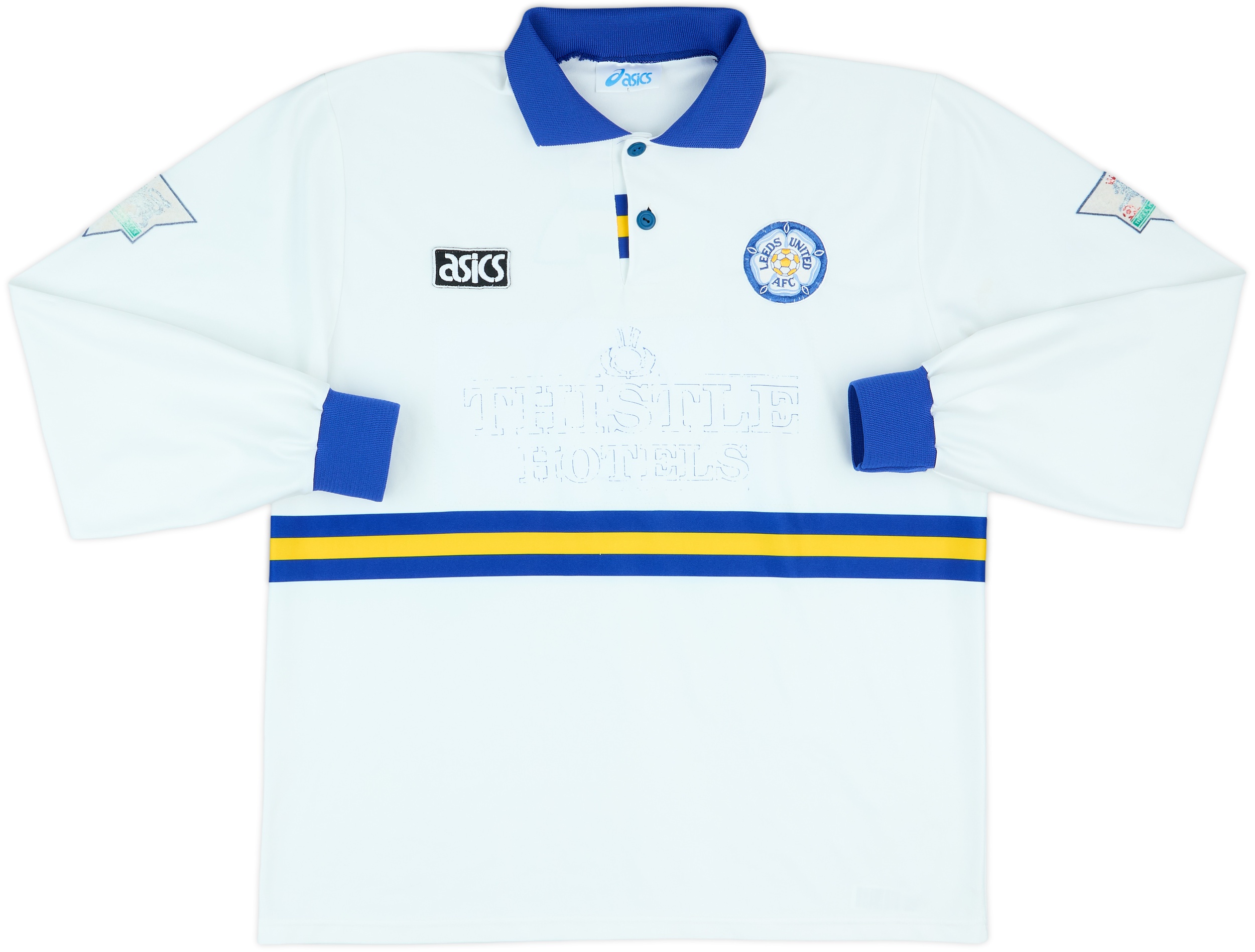 Camisa de Futebol Leeds United 2007/2008 Admiral | Para Fanáticos