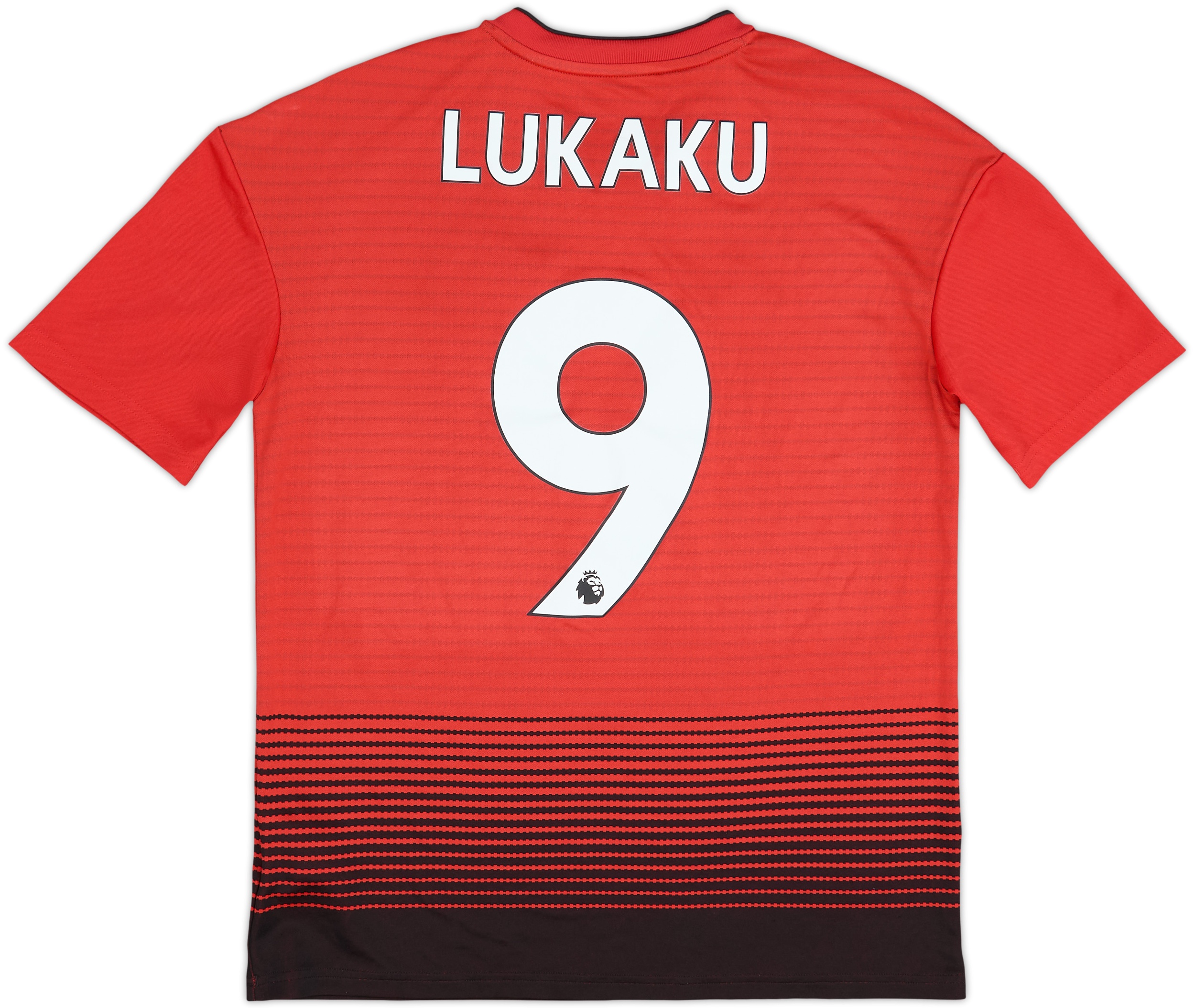 2018-19 Manchester United Home Shirt Lukaku #9 - 9/10 - (XL.Boys)