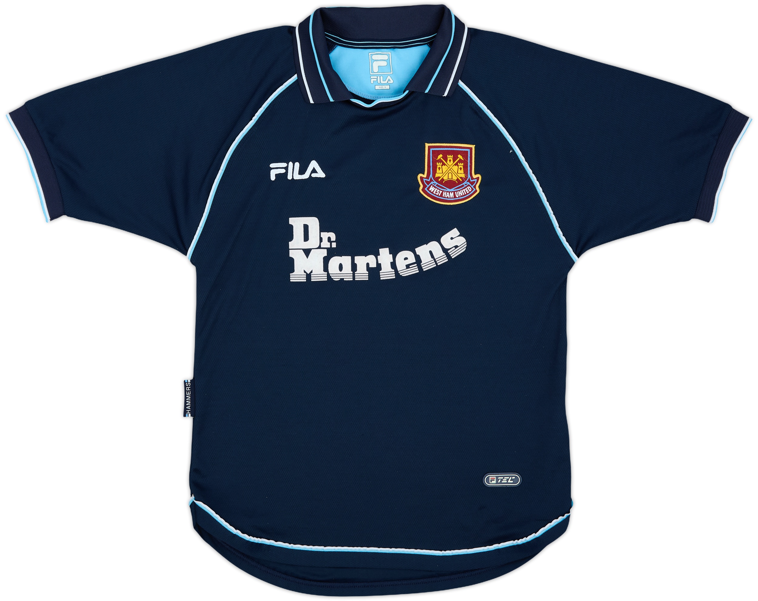 FILA West Ham United DI CANIO 10 シャツ 1999-01 West Ham Third Shirt Di Canio #10 - 5/10 - (S)