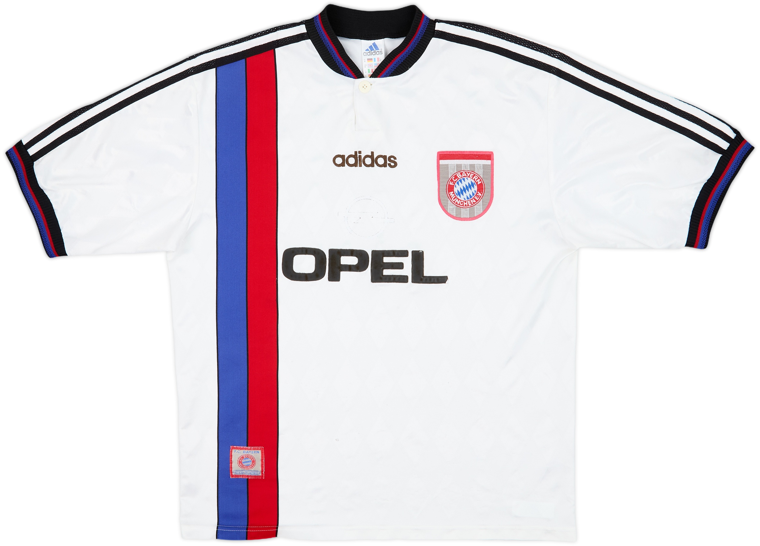 98/99 adidas × BAYERN Away Game Shirts BAYERN MUNICH 1998 1999 AWAY SHIRT FOOTBALL SOCCER JERSEY ADIDAS