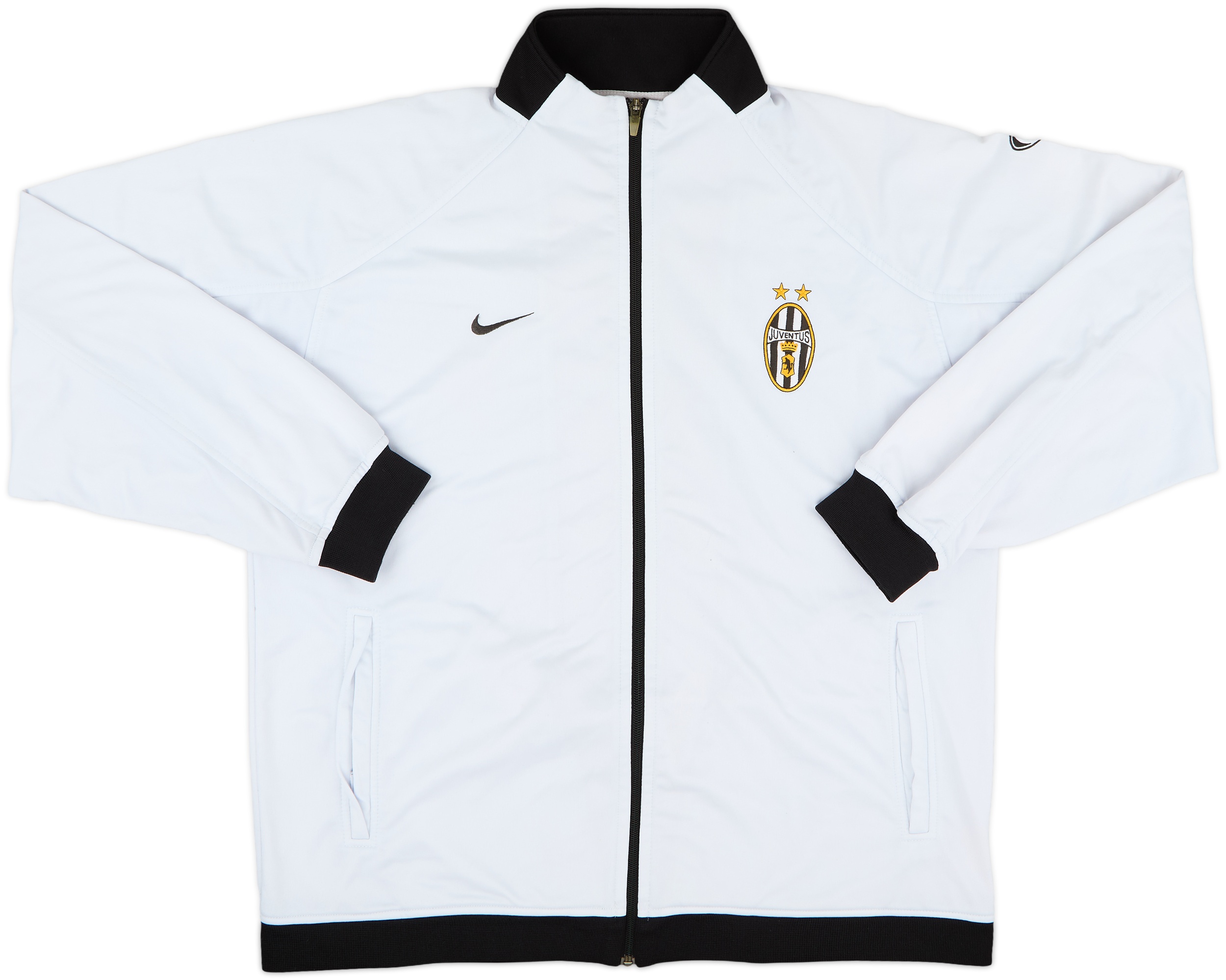 極美品 希少 デッドストック 2003-04 Juventus Nike 名作 2003-04 Juventus Nike Track Jacket - 8/10 - (XL)