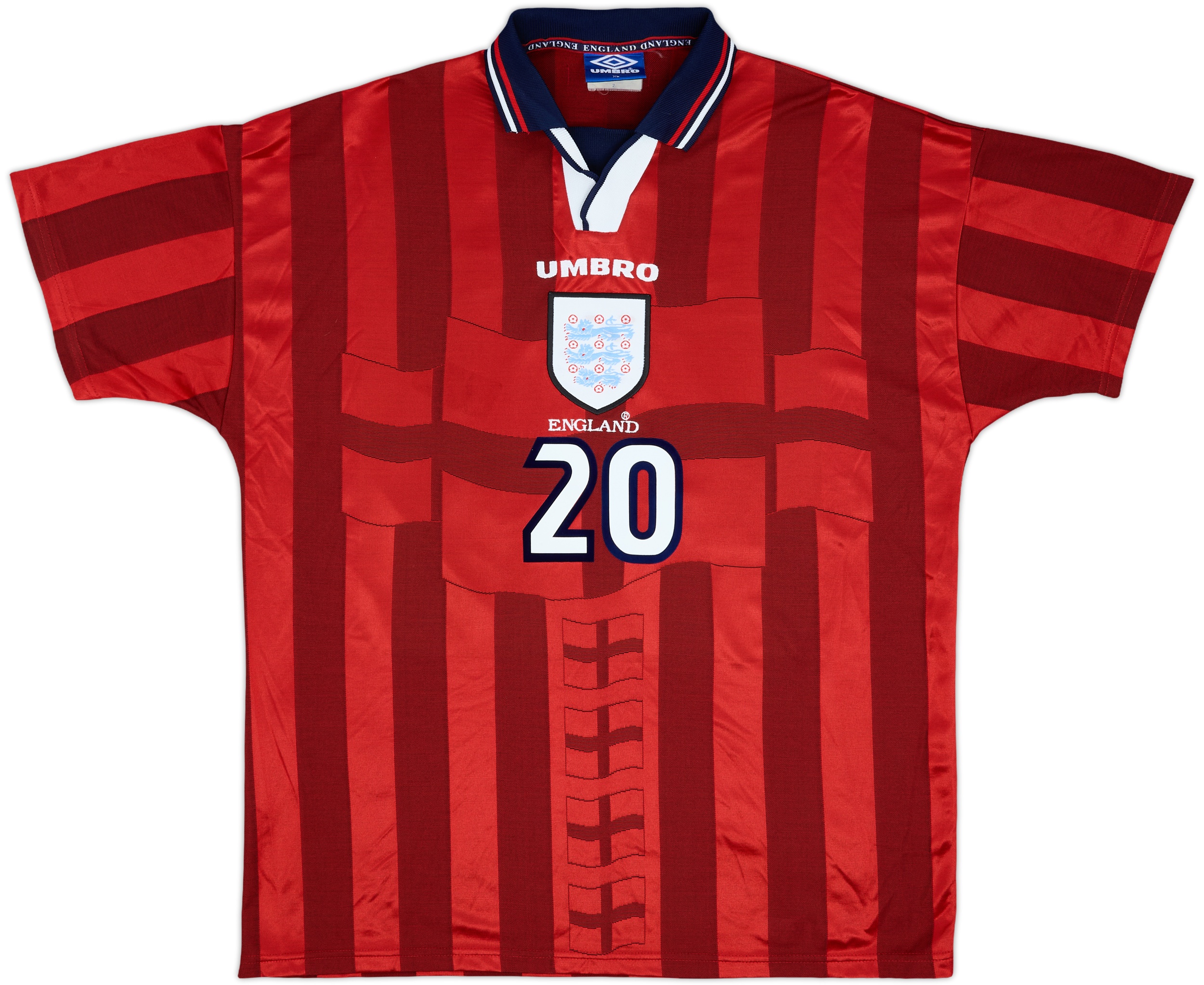 UMBRO イングランド代表 シャツ OWEN 20 1997/99 OWEN #20 England Vintage Umbro Away Football Shirt