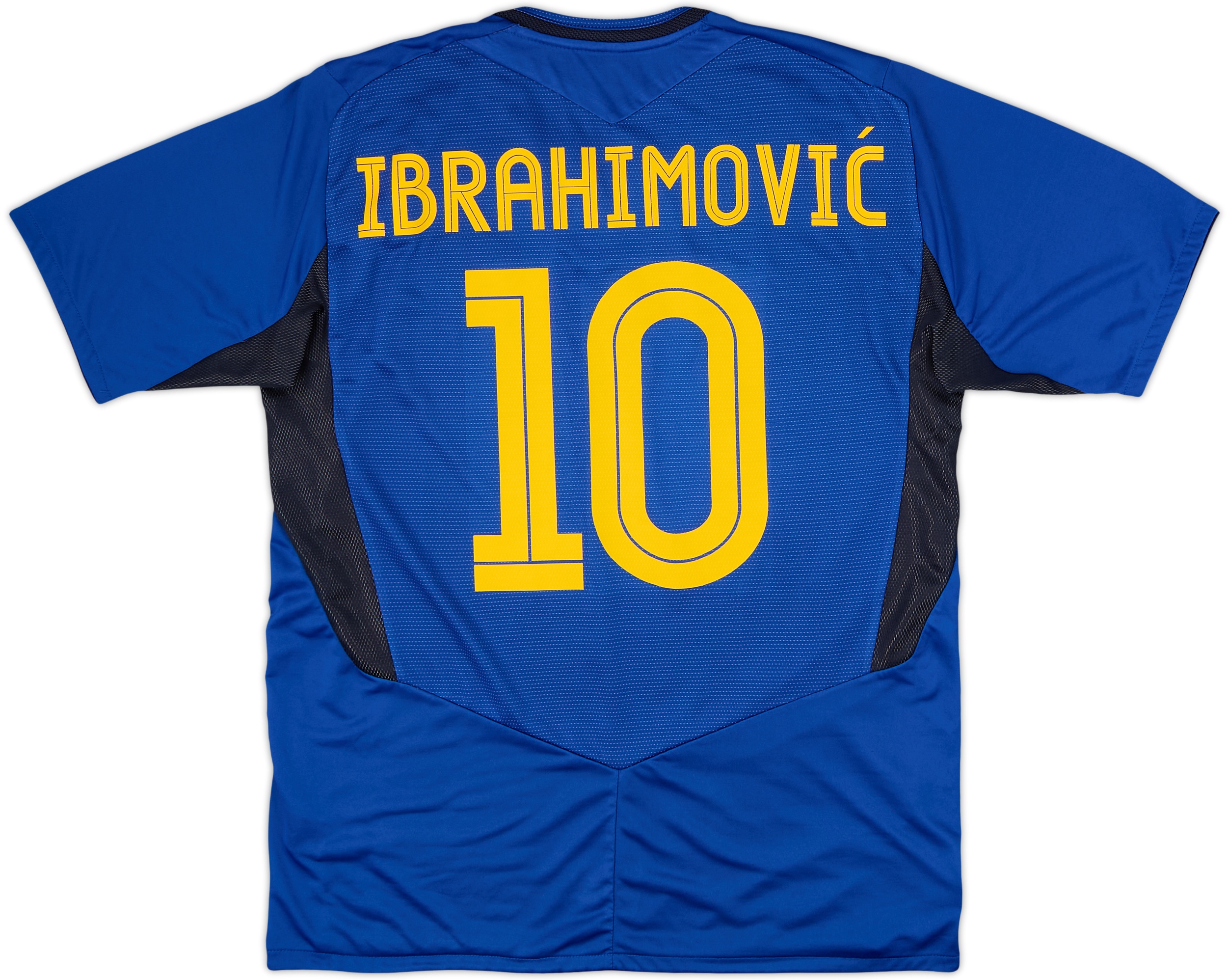 2004-06 Sweden Away Shirt Ibrahimovic #10 - 8/10 - (L)
