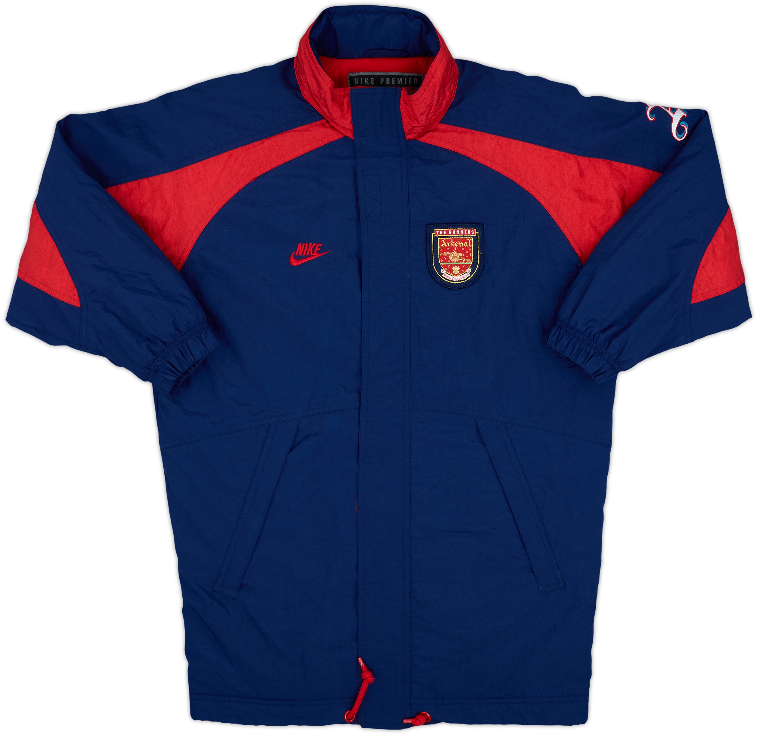 1995-96 Arsenal Nike Padded Bench Coat - 10/10 - (M)