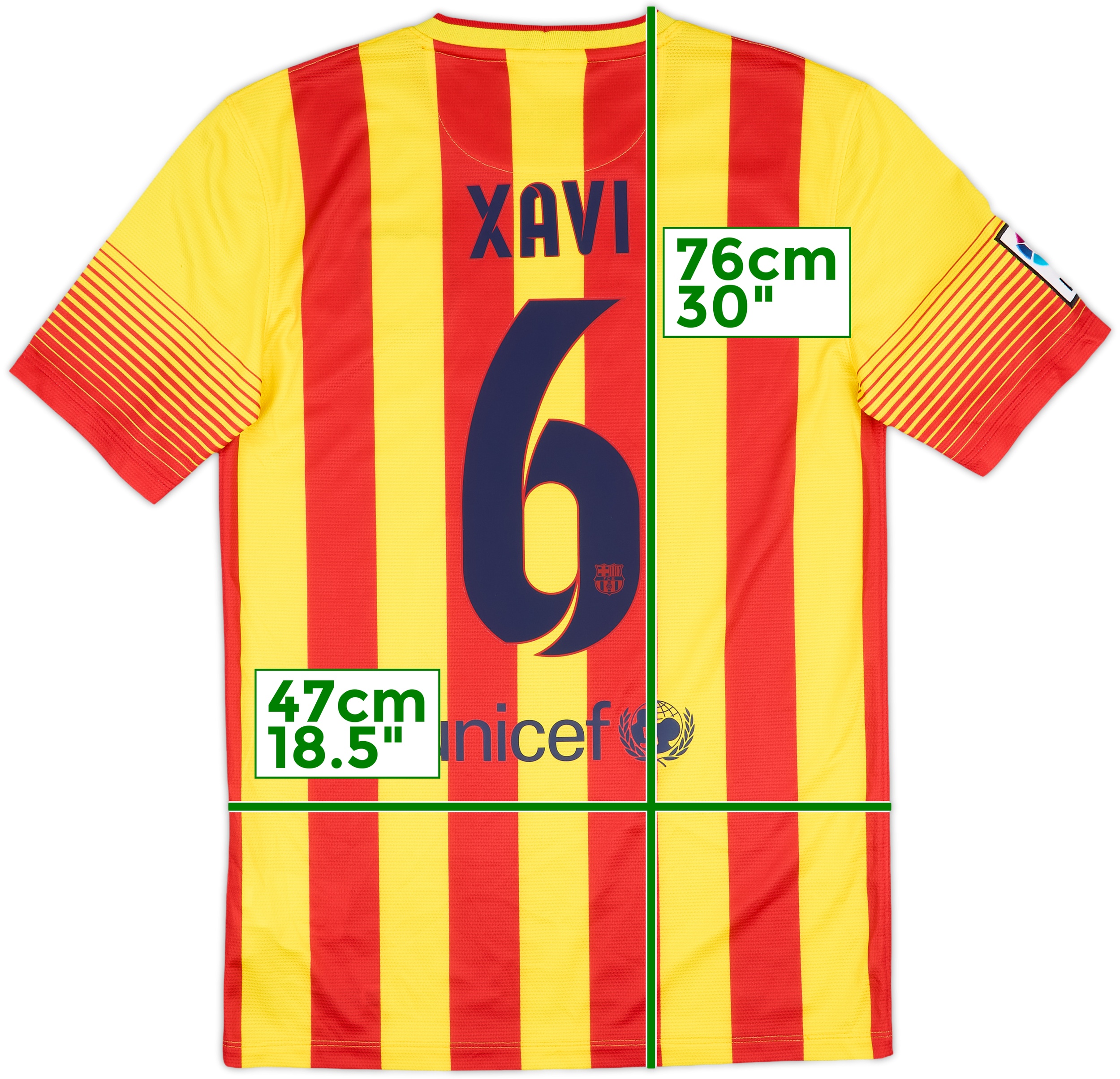 聖*人様 FC Barcelona 11-12 Away XAVI ユニ 2011/12 Barcelona Away Jersey #6 Xavi Hernandez 2XL Nike