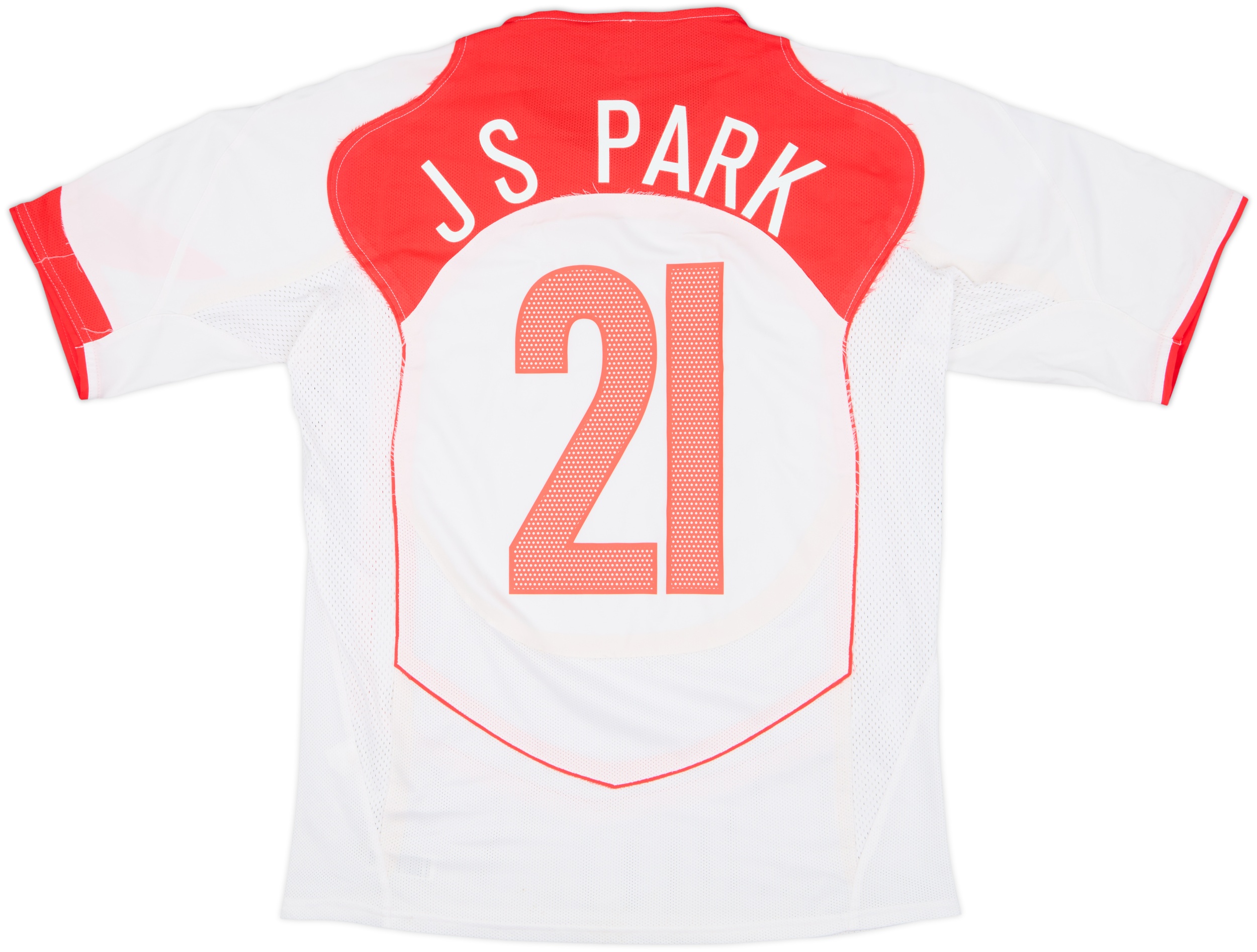 2004-06 South Korea Player Issue Away Shirt J S Park #21 - 8/10 - (M)