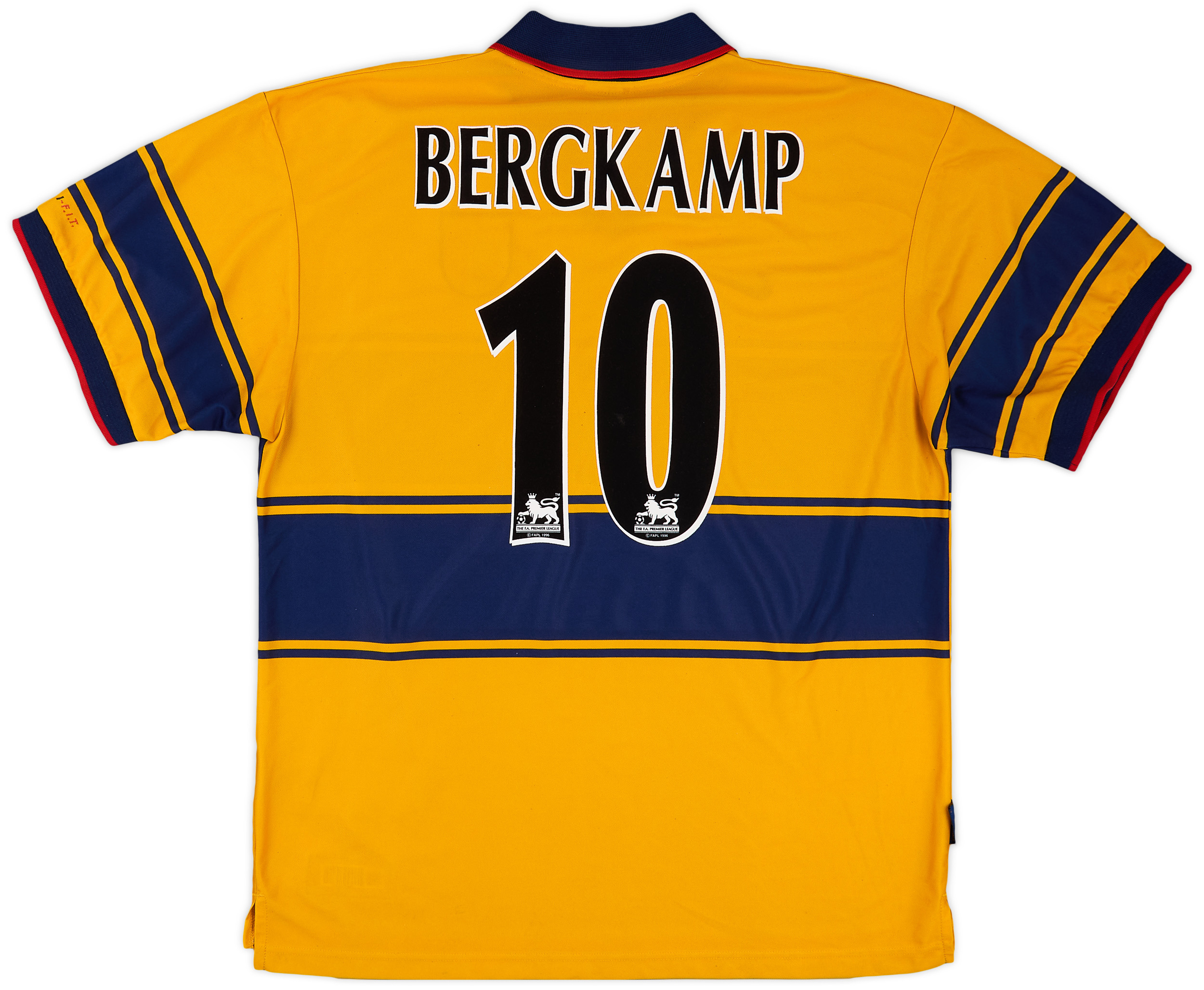 1997-99 Arsenal Away Shirt Bergkamp #10 - 6/10 - (XXL)