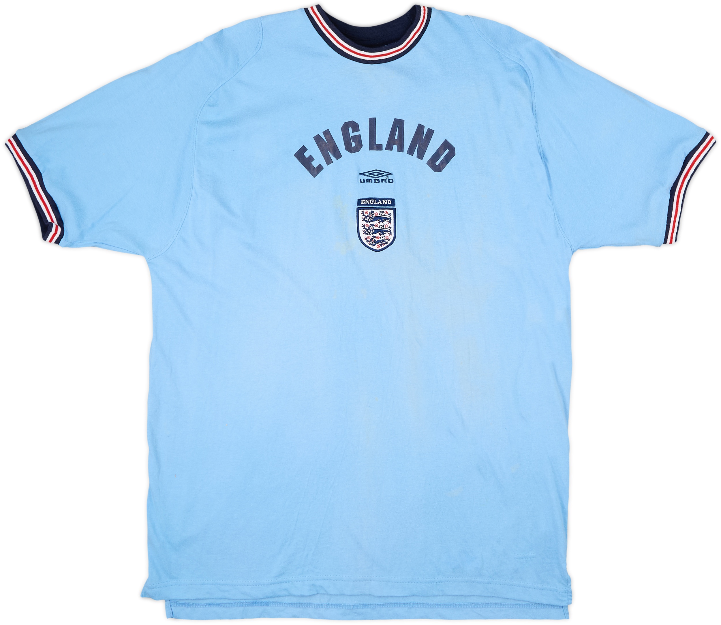 2002-03 England Umbro Cotton Tee - 6/10 - (XL)