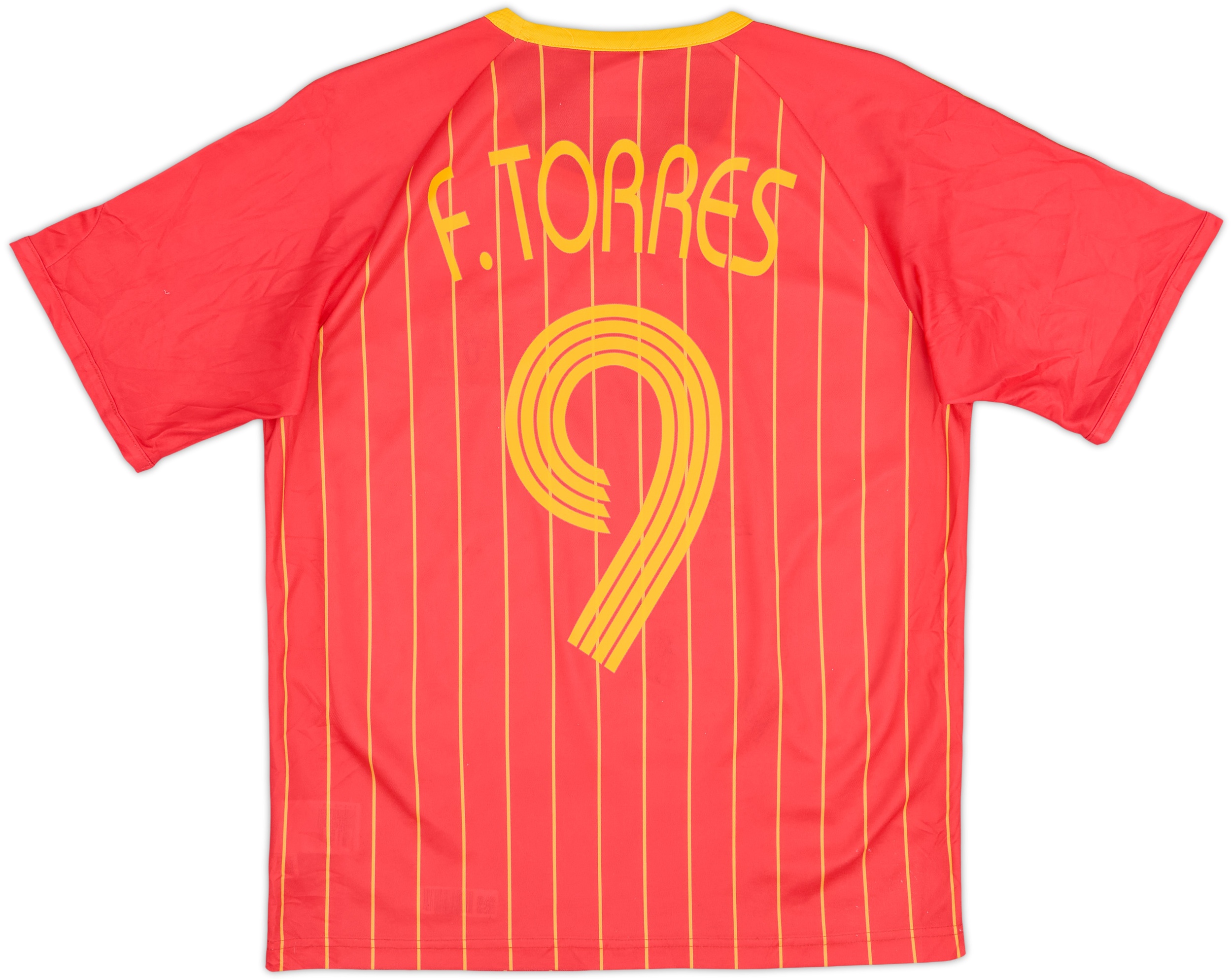 2006-08 Spain Basic Home Shirt F.Torres #9 - 10/10 - (S)