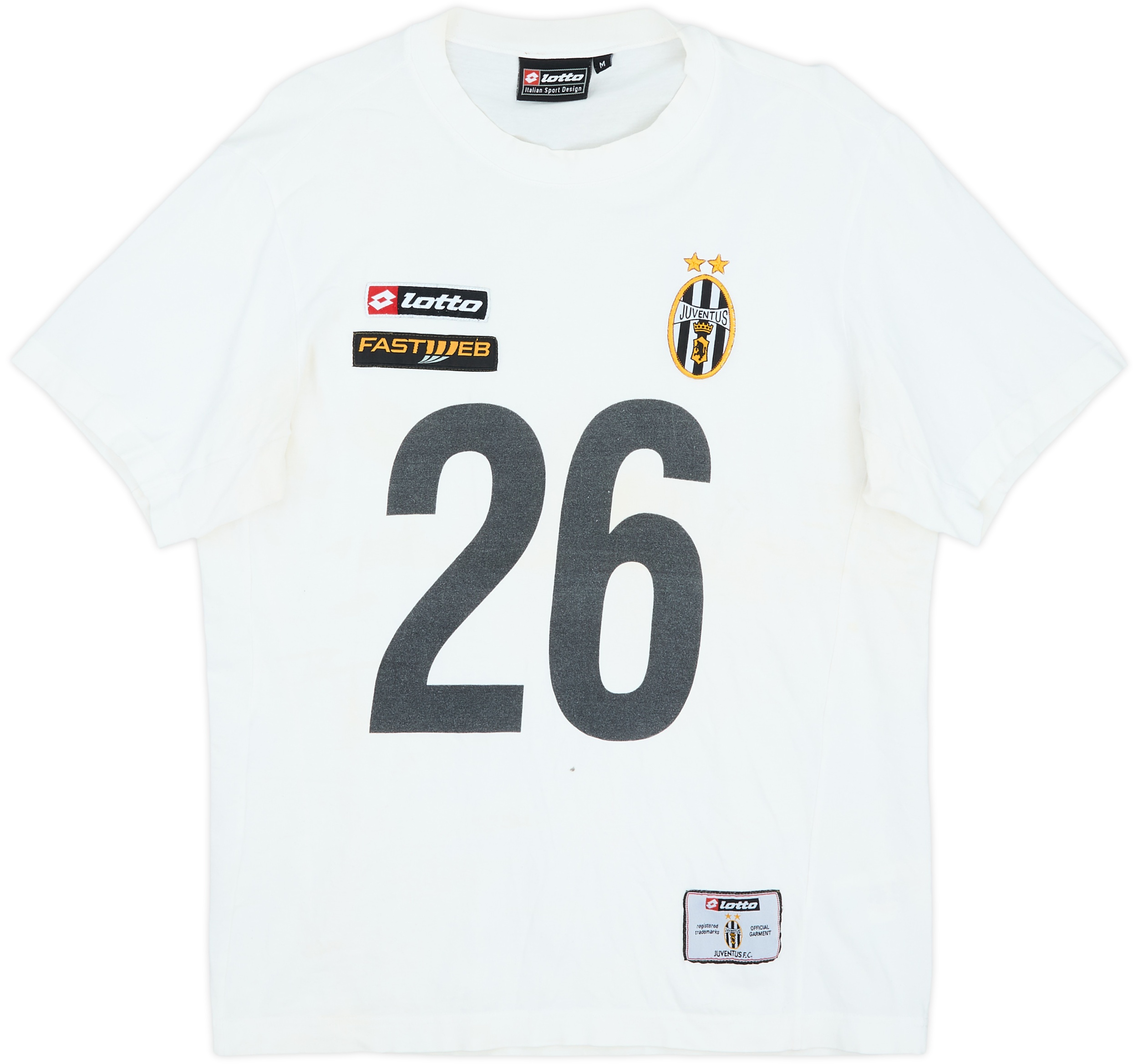 2001-02 Juventus Lotto Cotton Tee - 6/10 - (M)