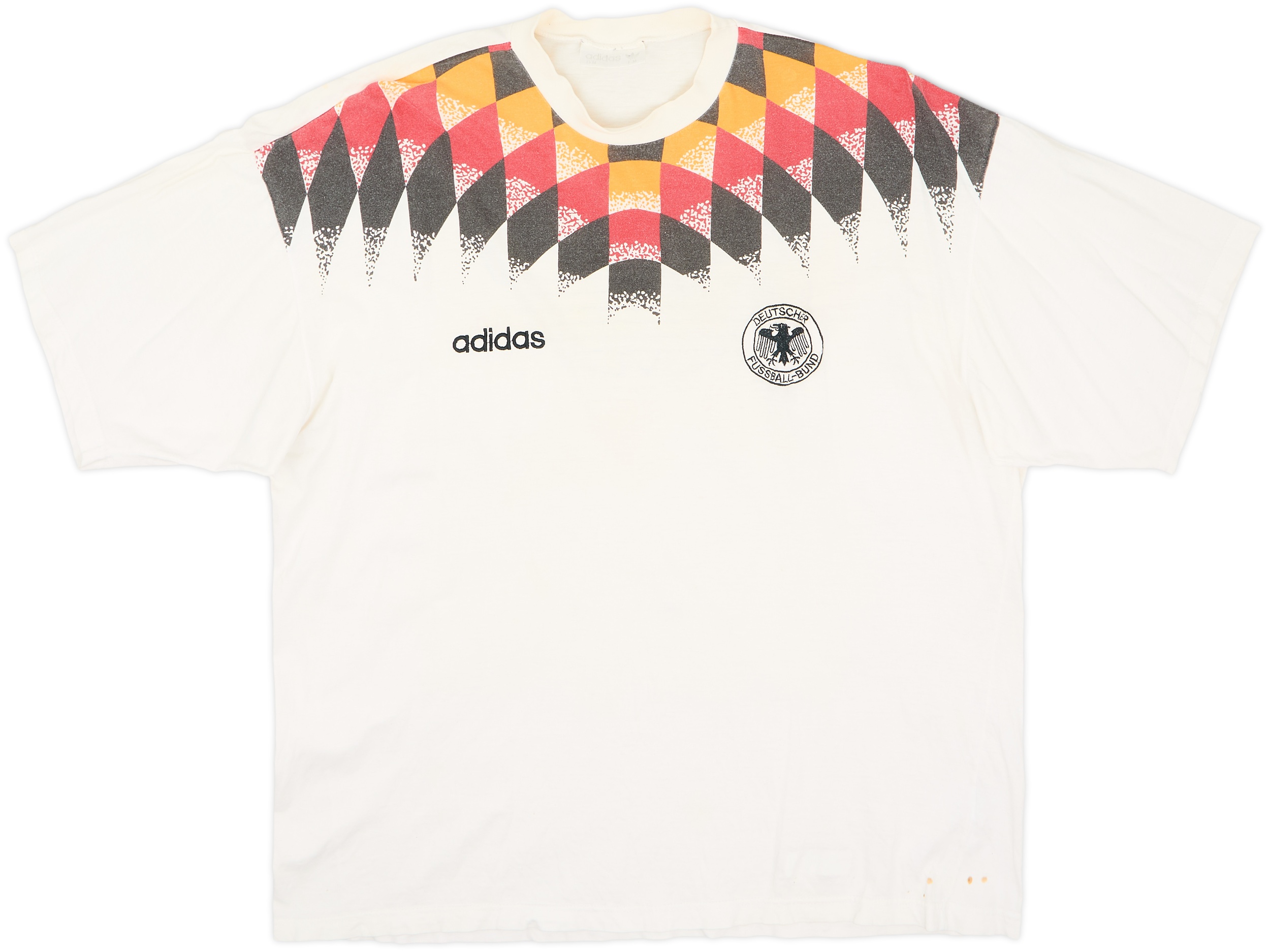 1994-96 Germany adidas Cotton Tee - 6/10 - (M/L)