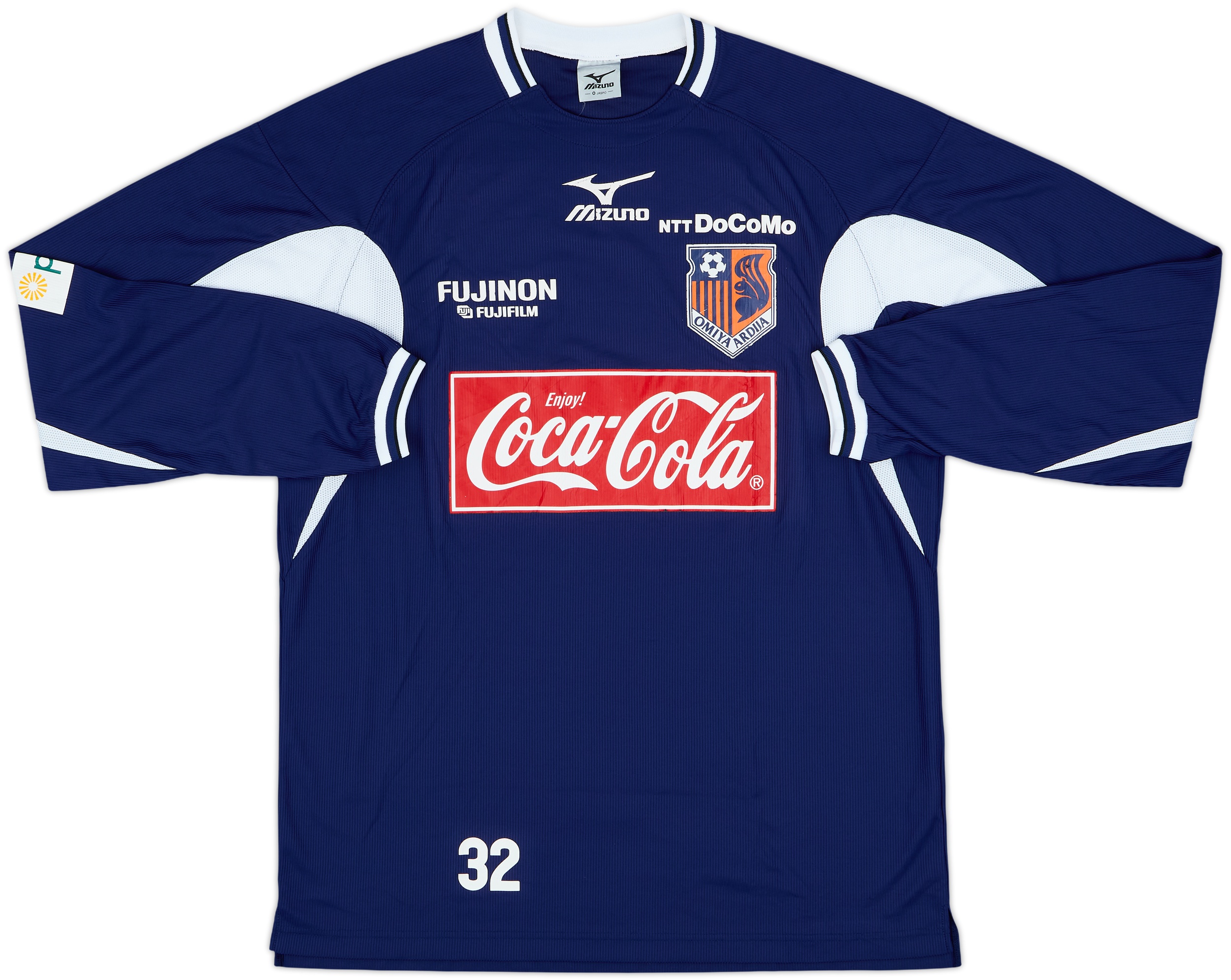 正規品 Omiya Ardija Vintage 2004 longsleeve 2005 Omiya Ardija Player Issue Training L/S Shirt #32 - 6/10 - (L)