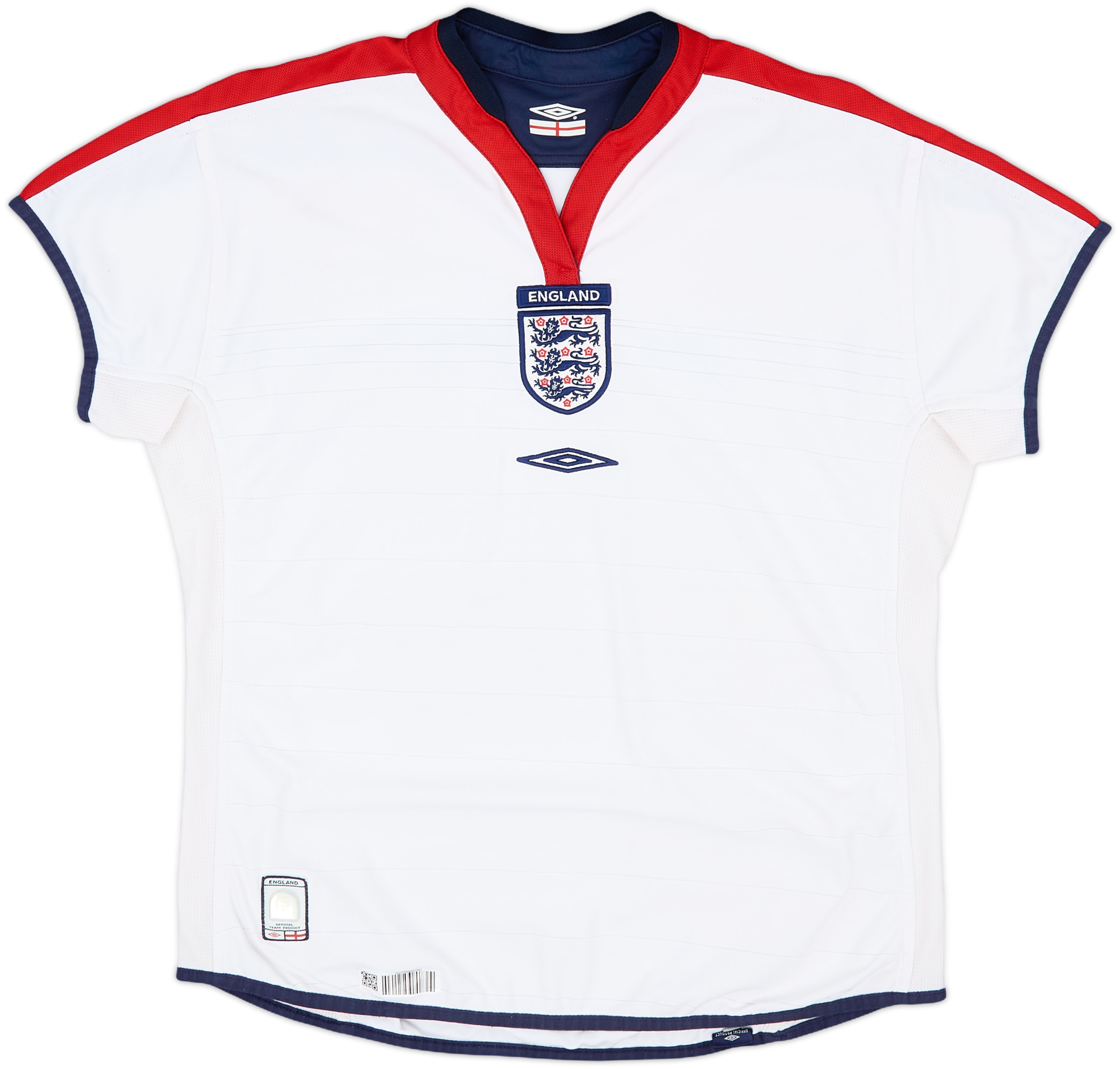 2003-05 England Home Shirt - 7/10 - (Women's M)