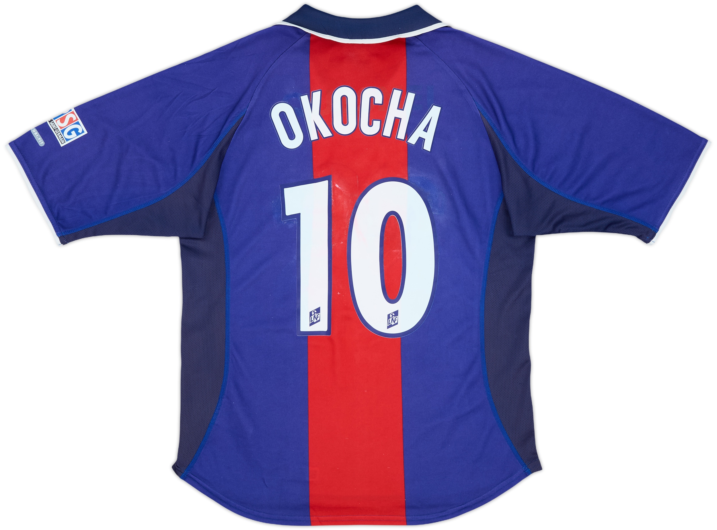 PSG ユニフォーム　2000-20001 2000-01 Paris Saint-Germain Home Shirt Okocha #10 - 5/10 - (M)