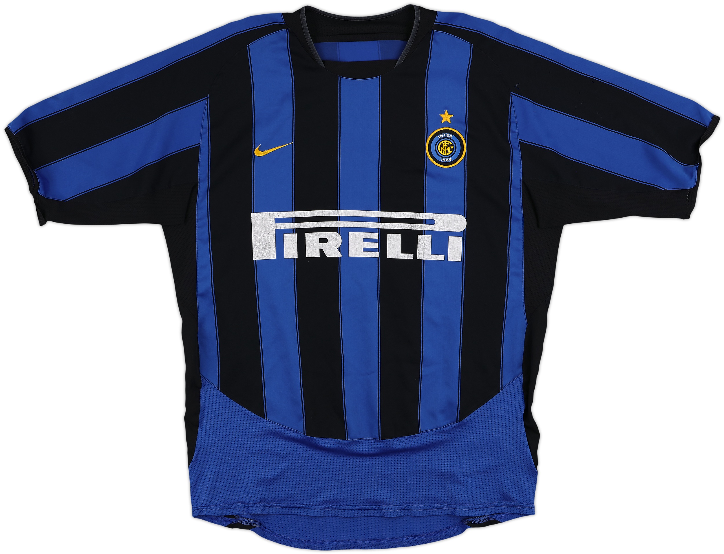 公式通販 - 人気アイテム多数 Shirt Home Milan Inter 2003-04 J.Zanetti (L) - 6/10 - #4 ウェア