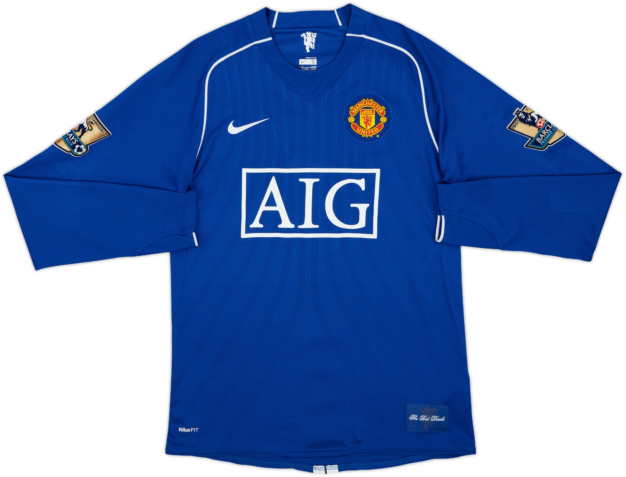 2007-08 Manchester United GK Shirt Van Der Sar #1 - 7/10 - (S)