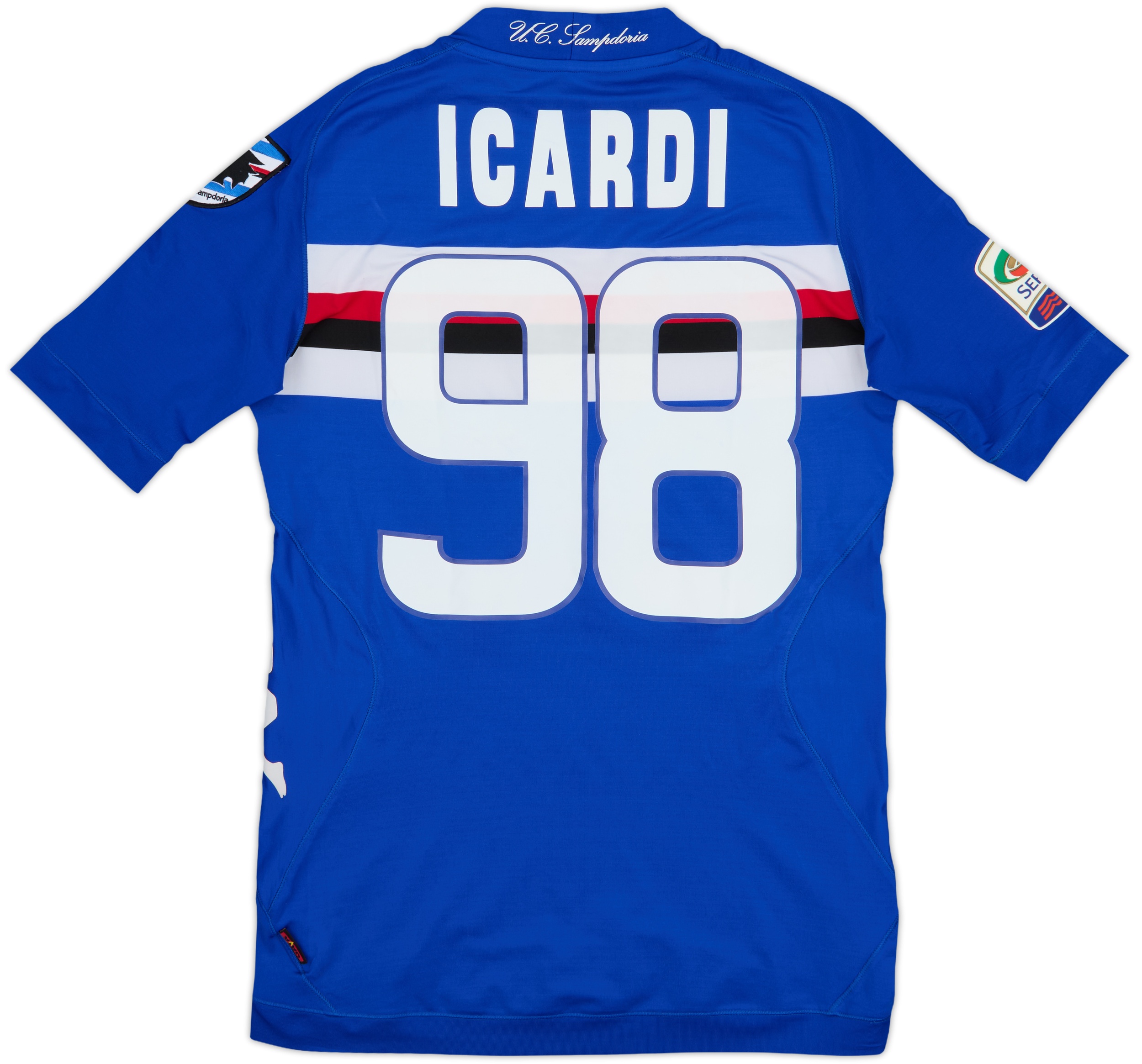 Maillot Sampdoria 2012/2013 Domicile Vintage Icardi #98 - Kappa Original Taille XXL