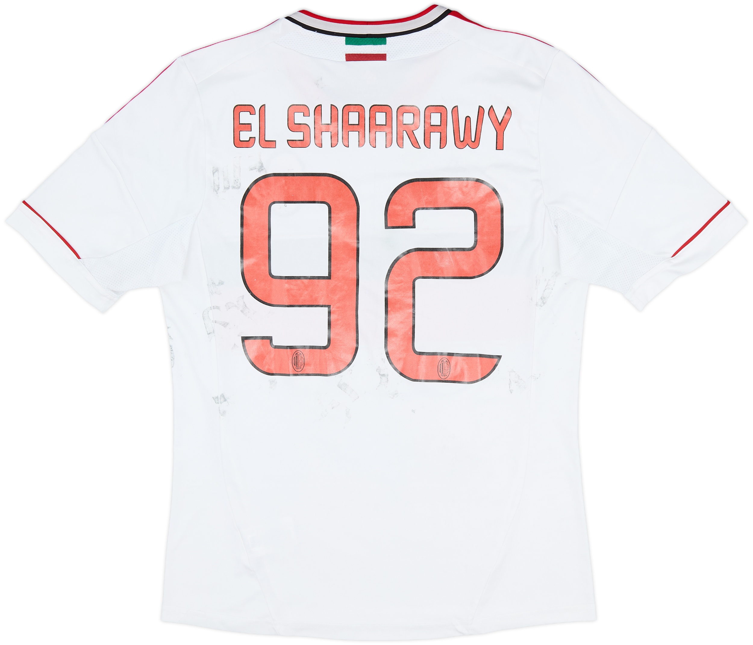 ACミラン EL SHAARAWY 92番 シャツ M 2012-13 AC Milan Home Shirt El Shaarawy #92 - 5/10 - (L)