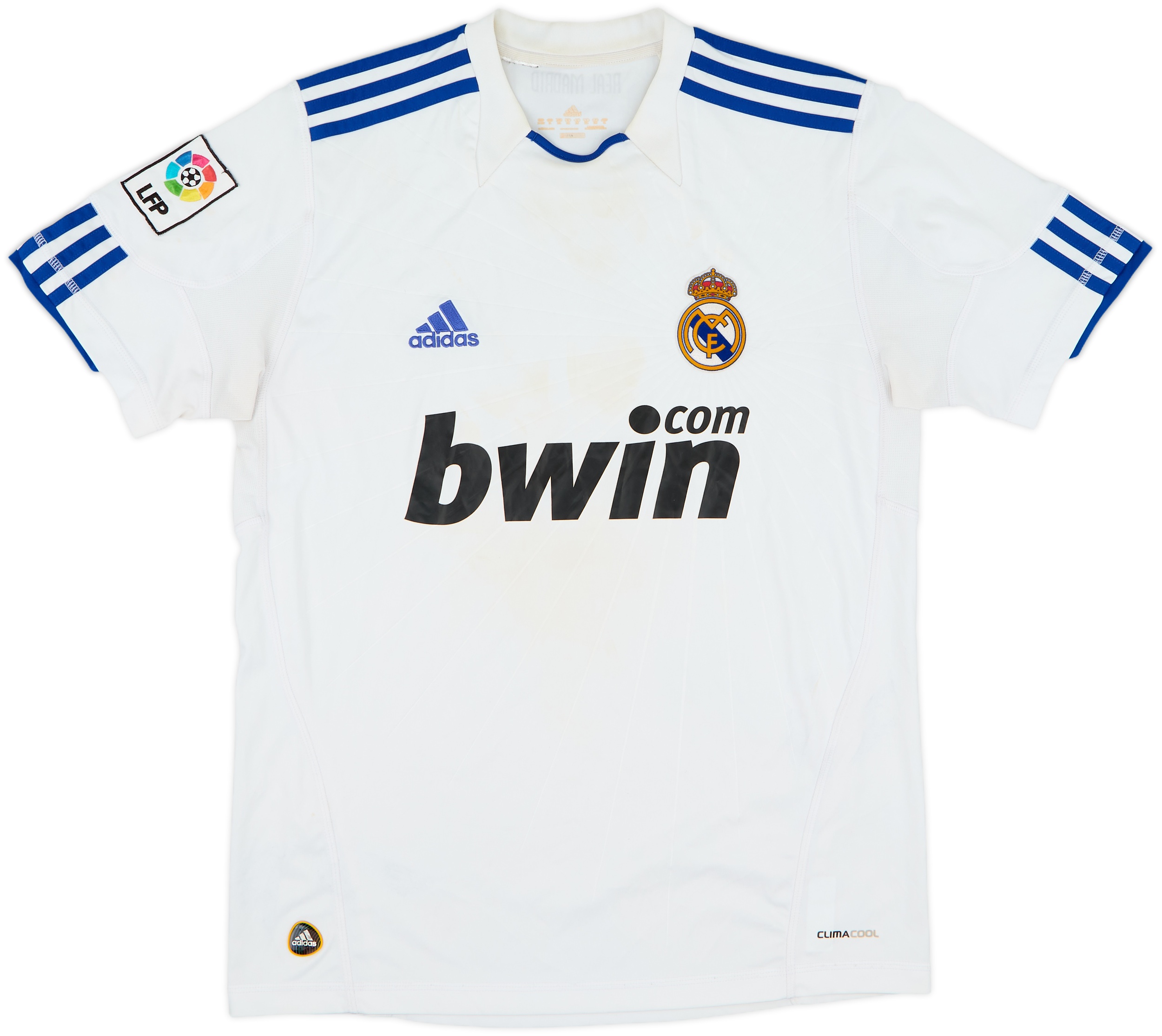 REAL MADRID 2010 2011 RONALDO 7 HOME LONG SLEEVE COPA DEL