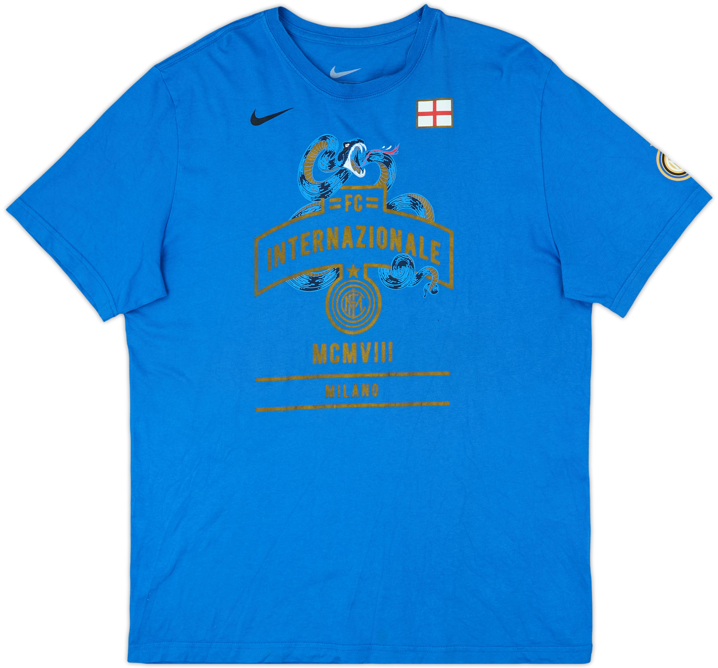 インテル・ミラノ 2011 Nike シャツ XL 2011-12 Inter Milan Nike Graphic Tee - 7/10 - (XL)