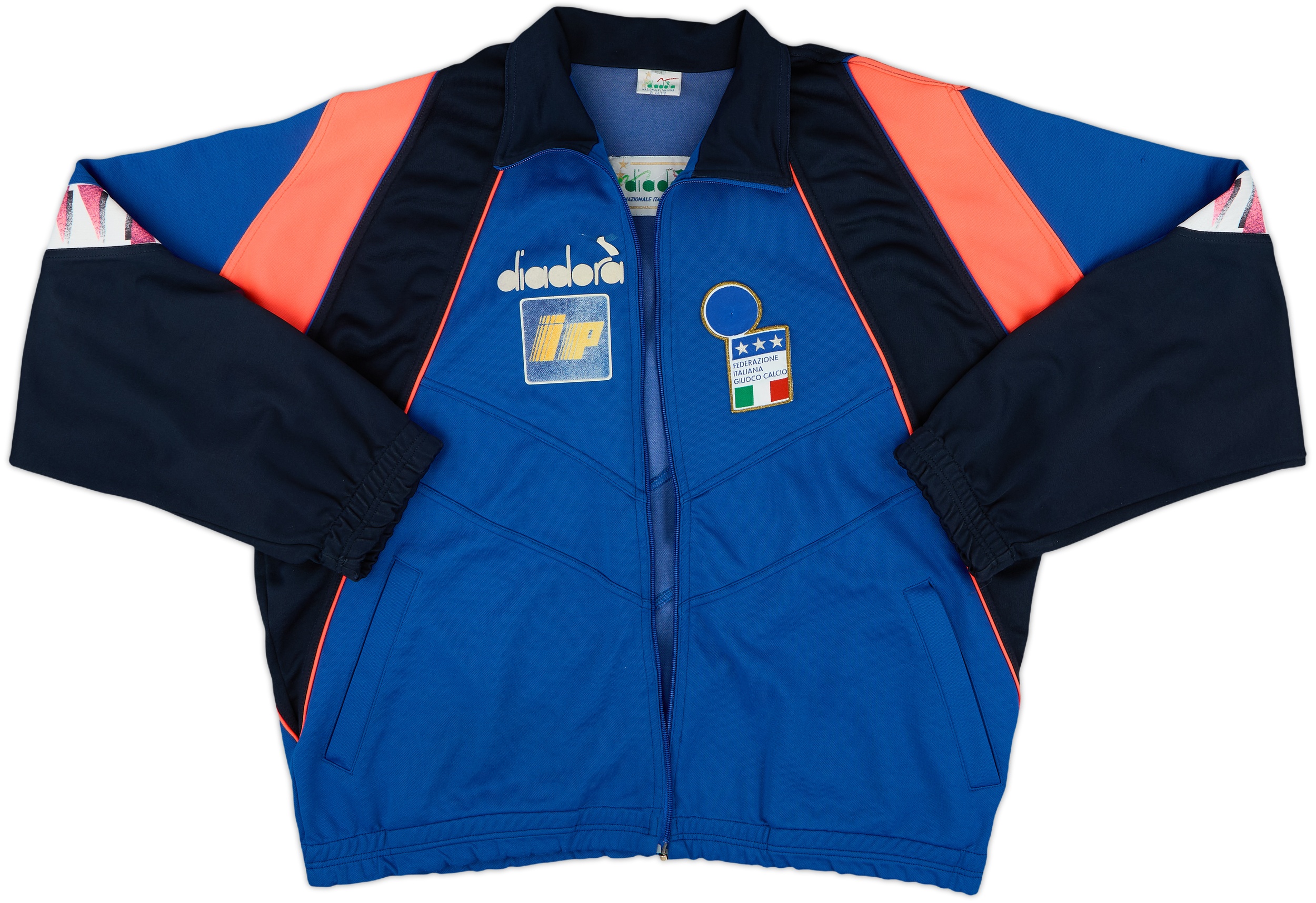 diadora 1992イタリア代表 ジャケット 1992 Italy Diadora Track Jacket - 4/10 - (XXL)