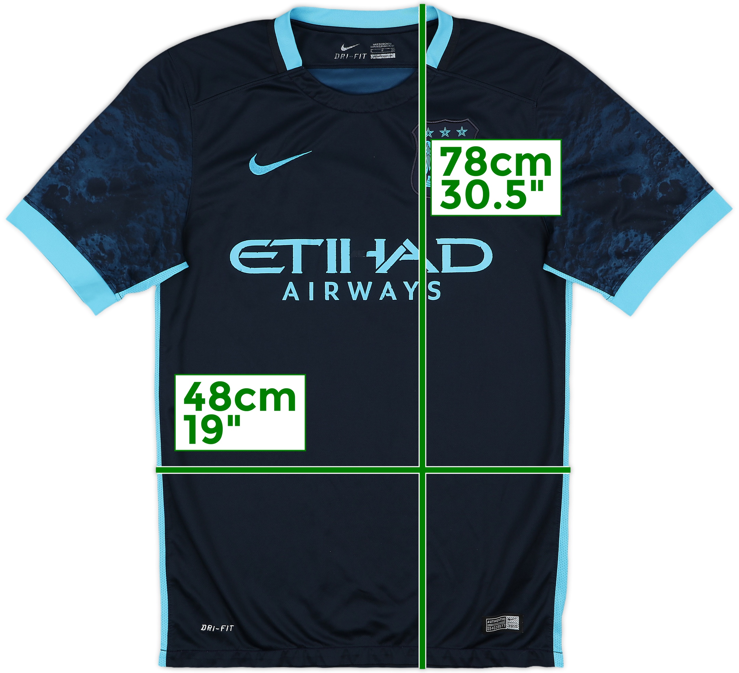2015/16マンチェスターシティ AWAY ユニフォーム Manchester