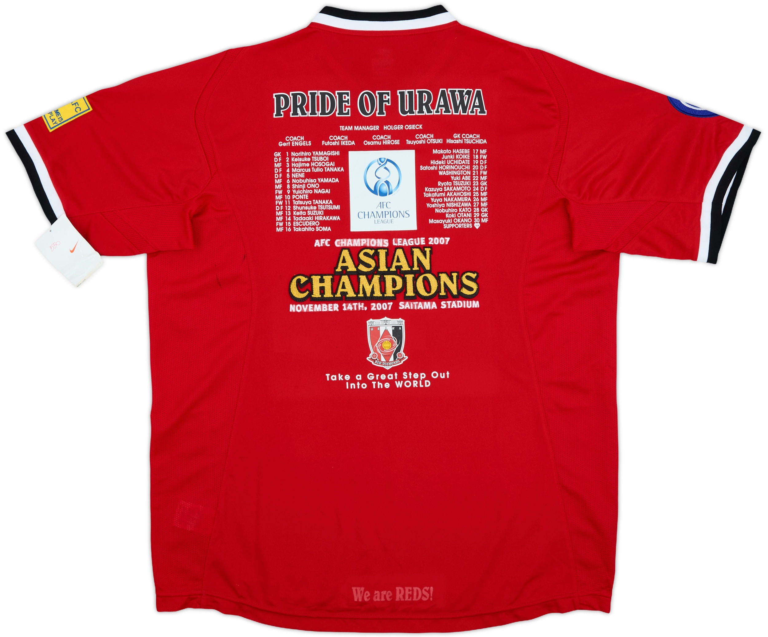 ウェア Urawa Red Diamonds 2007 Goalkeeper Shirt Urawa Red Diamonds 2007 Goalkeeper Shirt - メルカリ